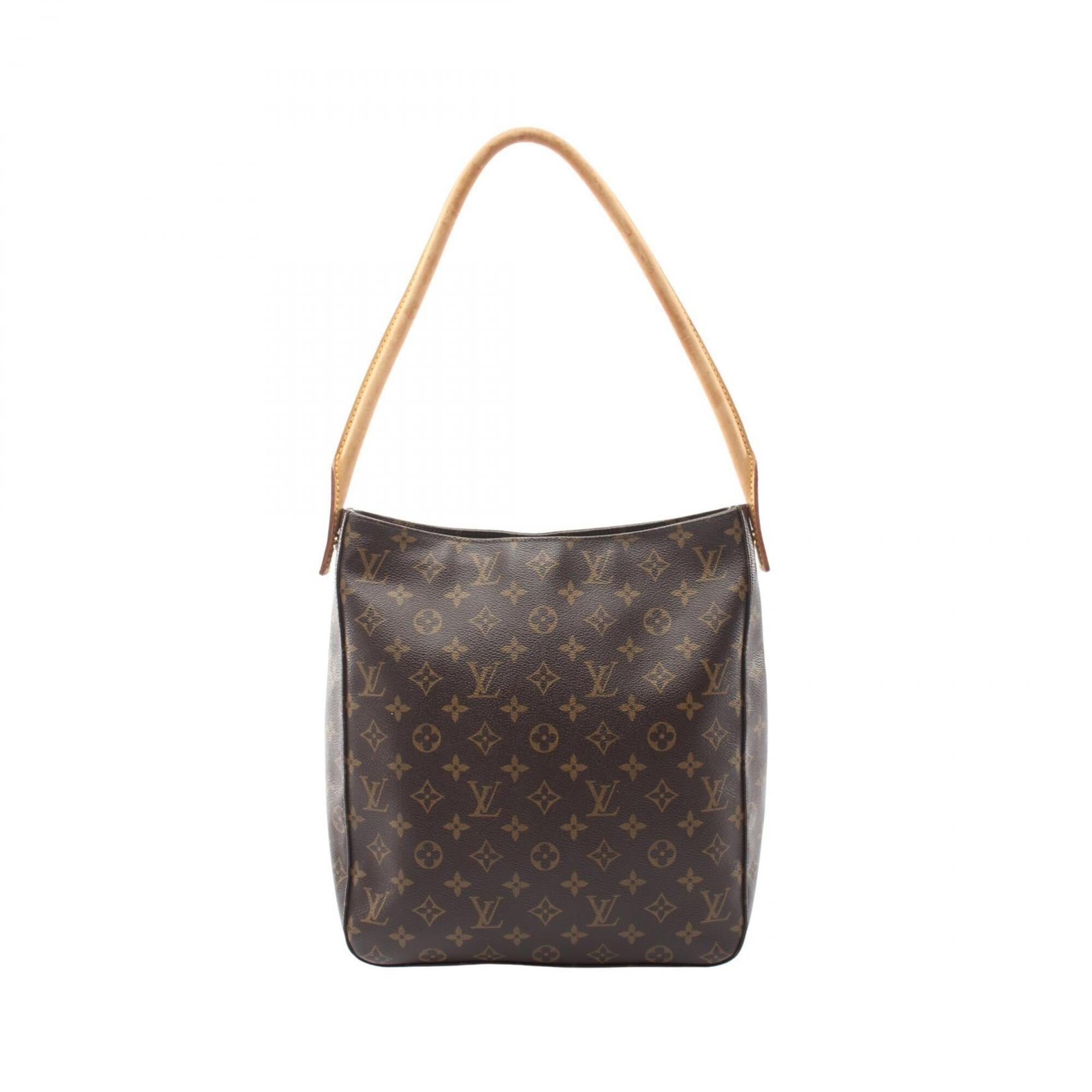 Louis Vuitton Brown Pvc Leather Handbag Shoulder Bag (Pre-Owned)