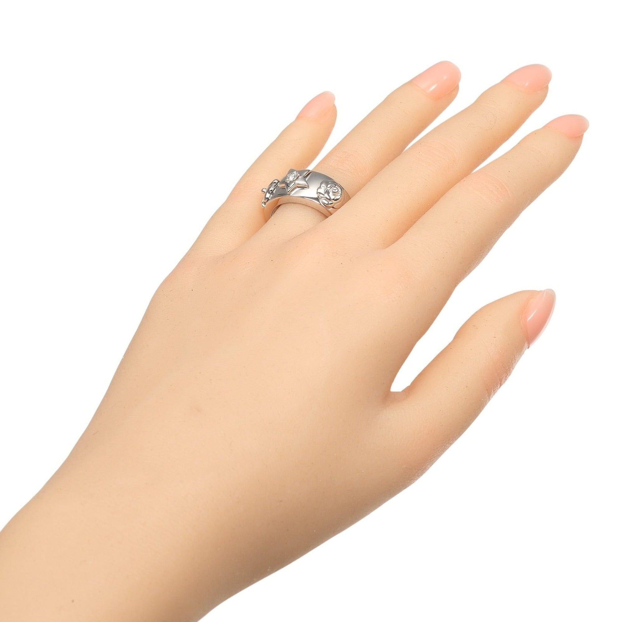Chanel White Gold (18K) Band Ring (Pre-Owned)