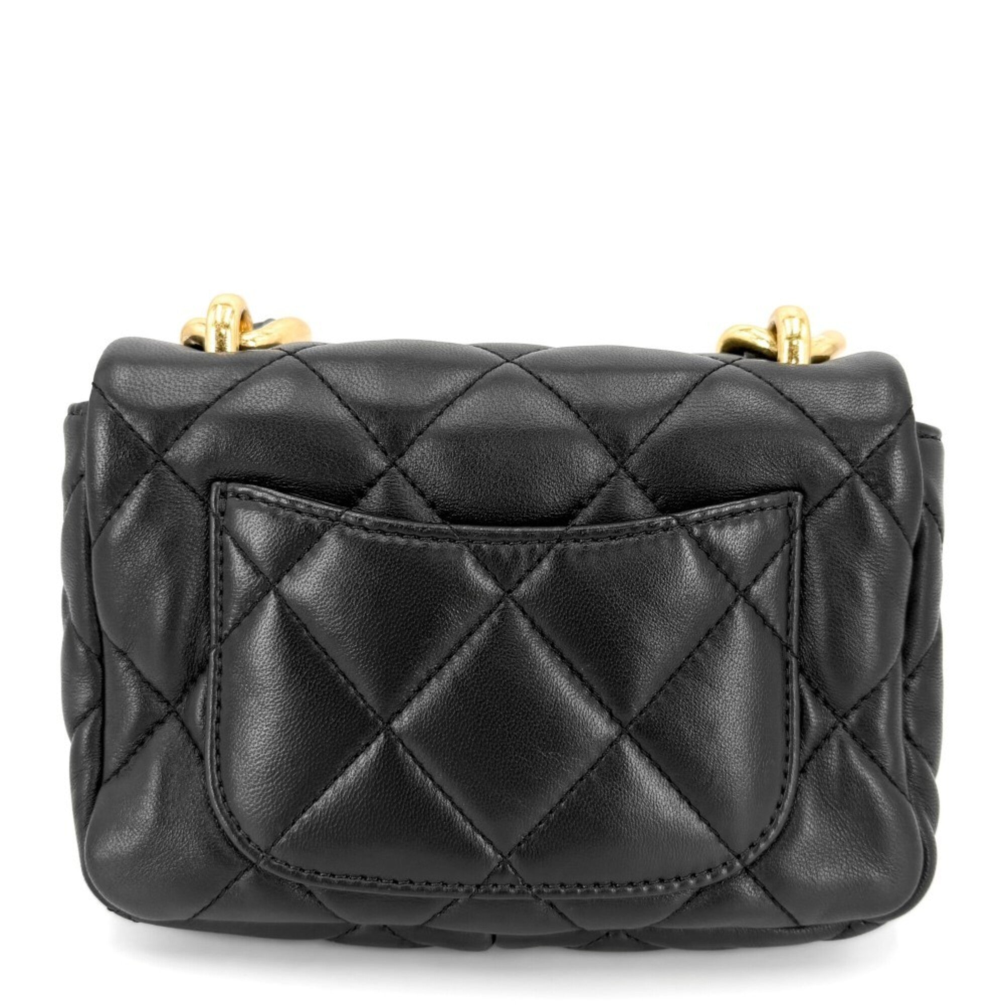 Chanel Black Leather Shoulder Bag (Pre-Owned)