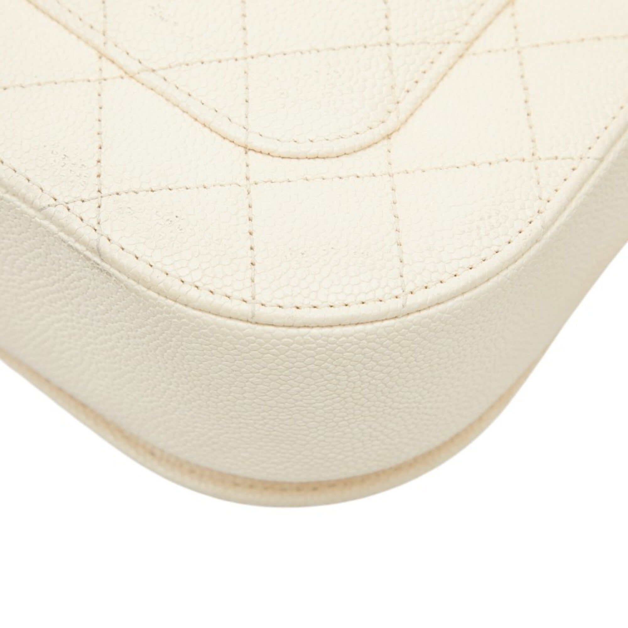 Chanel Beige Grained Calfskin Shopping Bag (Pre-Owned)