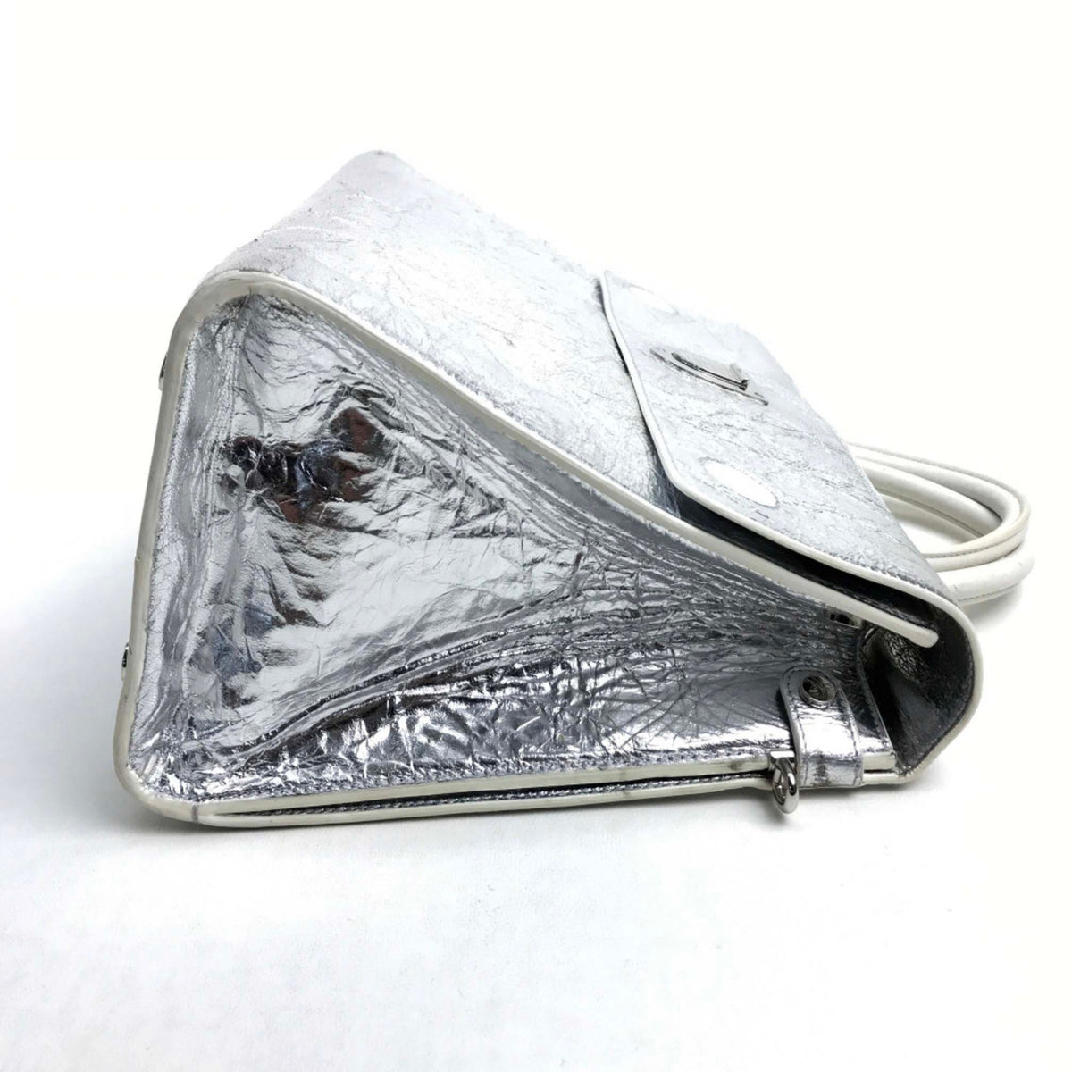 Christian Dior Silver Leather Handbag (Pre-Owned)
