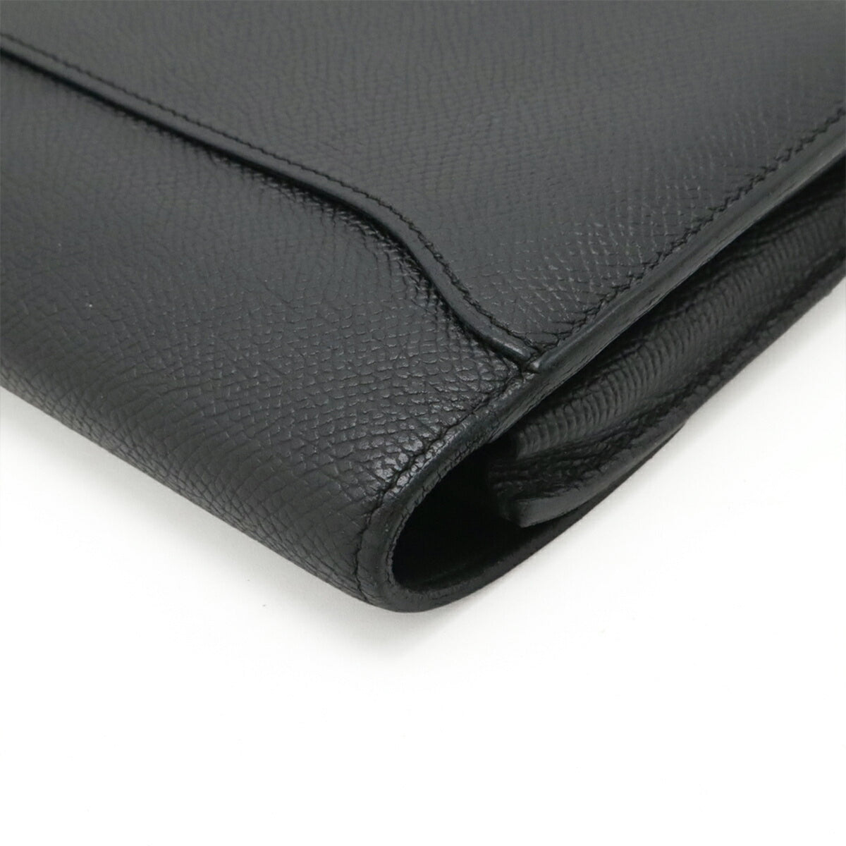 Hermes Constance Black Epsom Leather Long Wallet (Bi-Fold) (Pre-Owned)