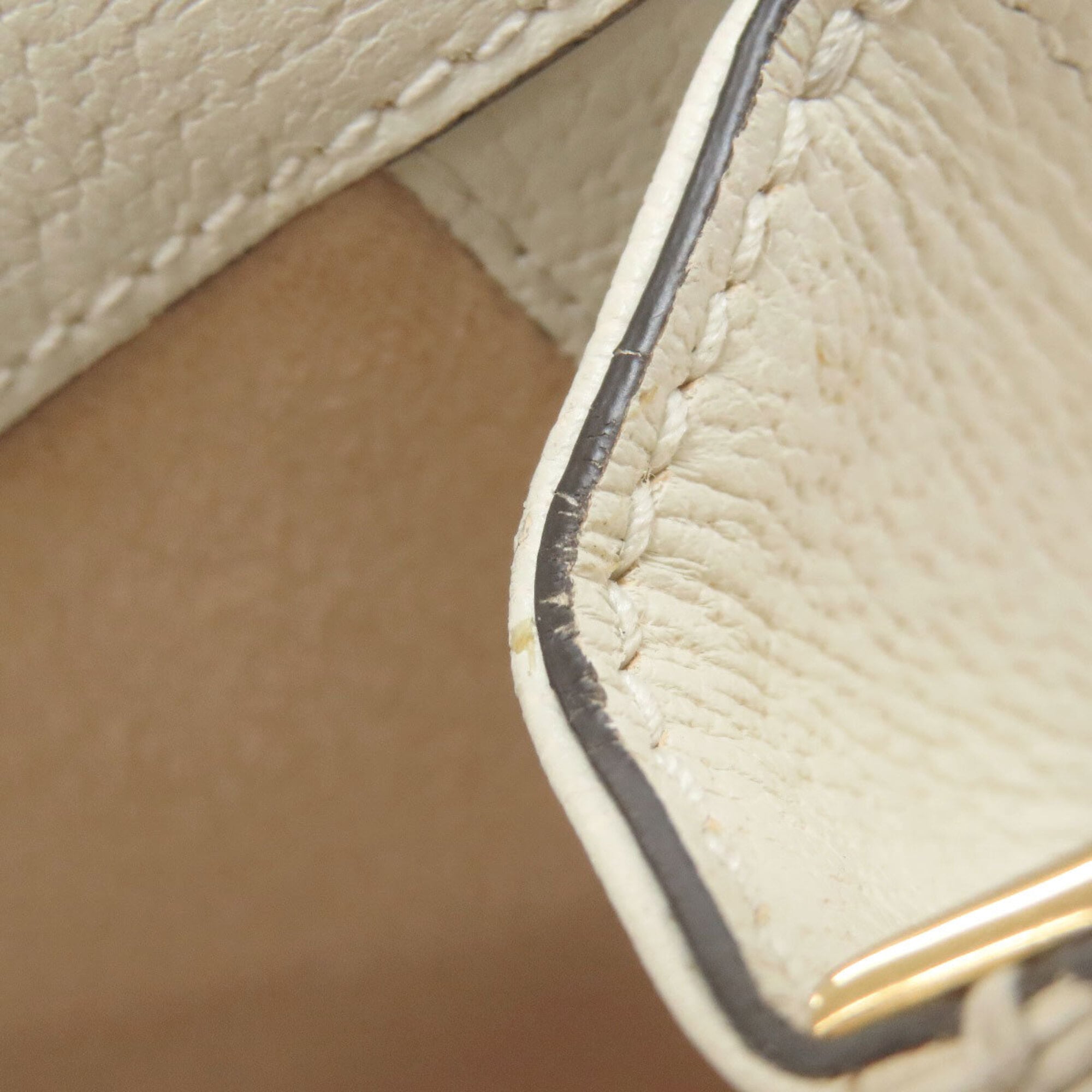 Gucci White Leather Shoulder Bag (Pre-Owned)