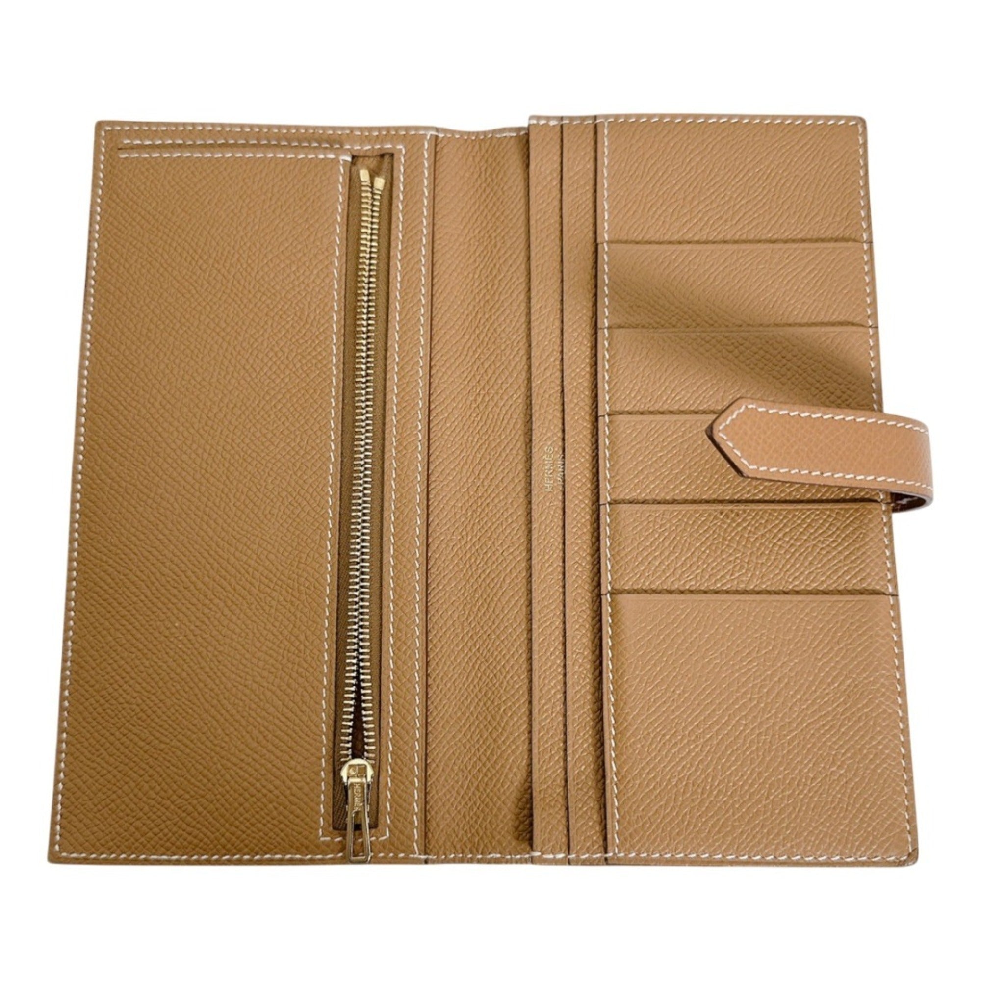 Hermes Brown Epsom Leather Wallet (Bi-Fold) (Pre-Owned)