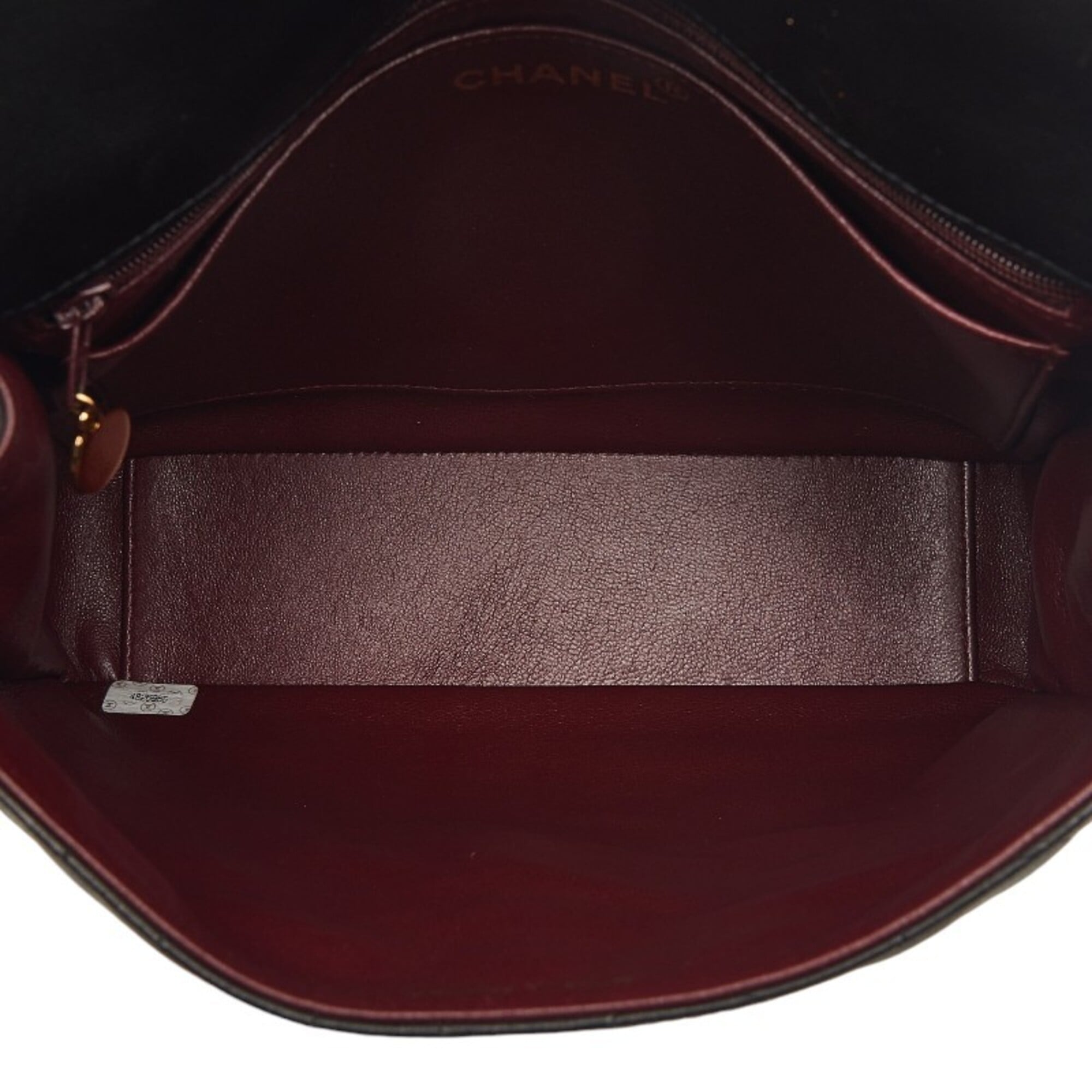 Chanel Black Leather Handbag (Pre-Owned)