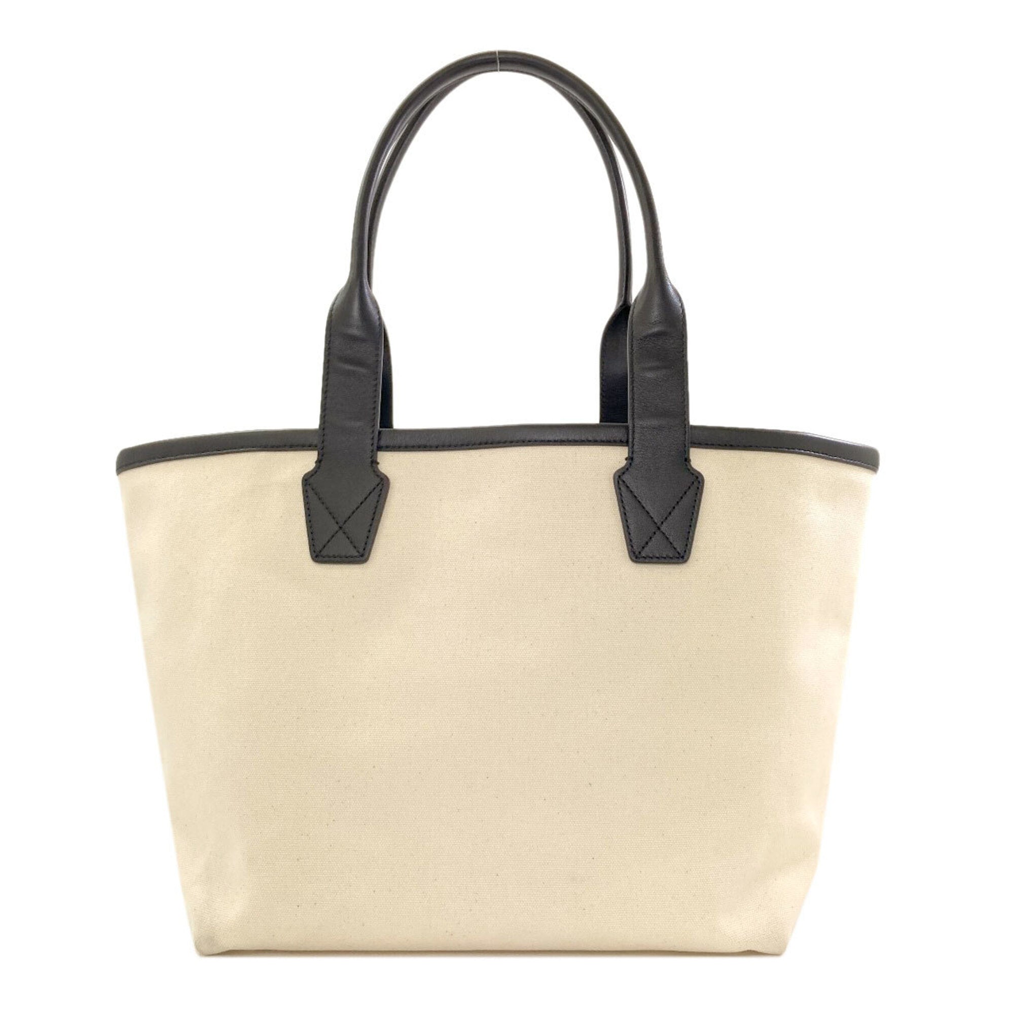 Balenciaga Black White Canvas Tote Bag (Pre-Owned)