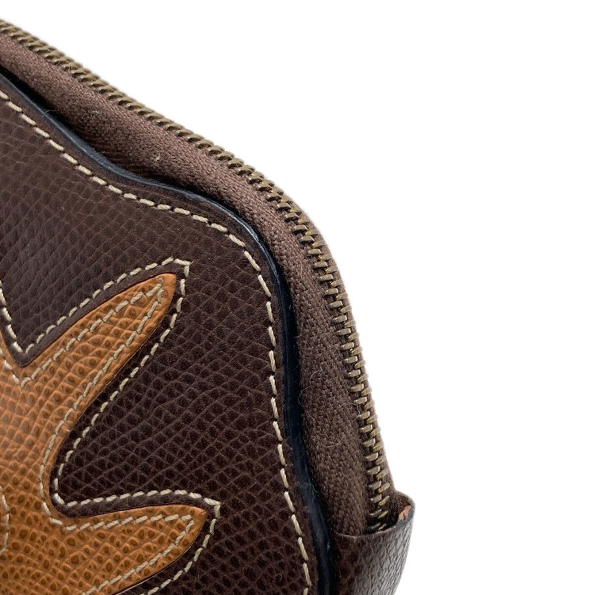 Celine Brown Leather Coin Purse/Coin Case (Pre-Owned)