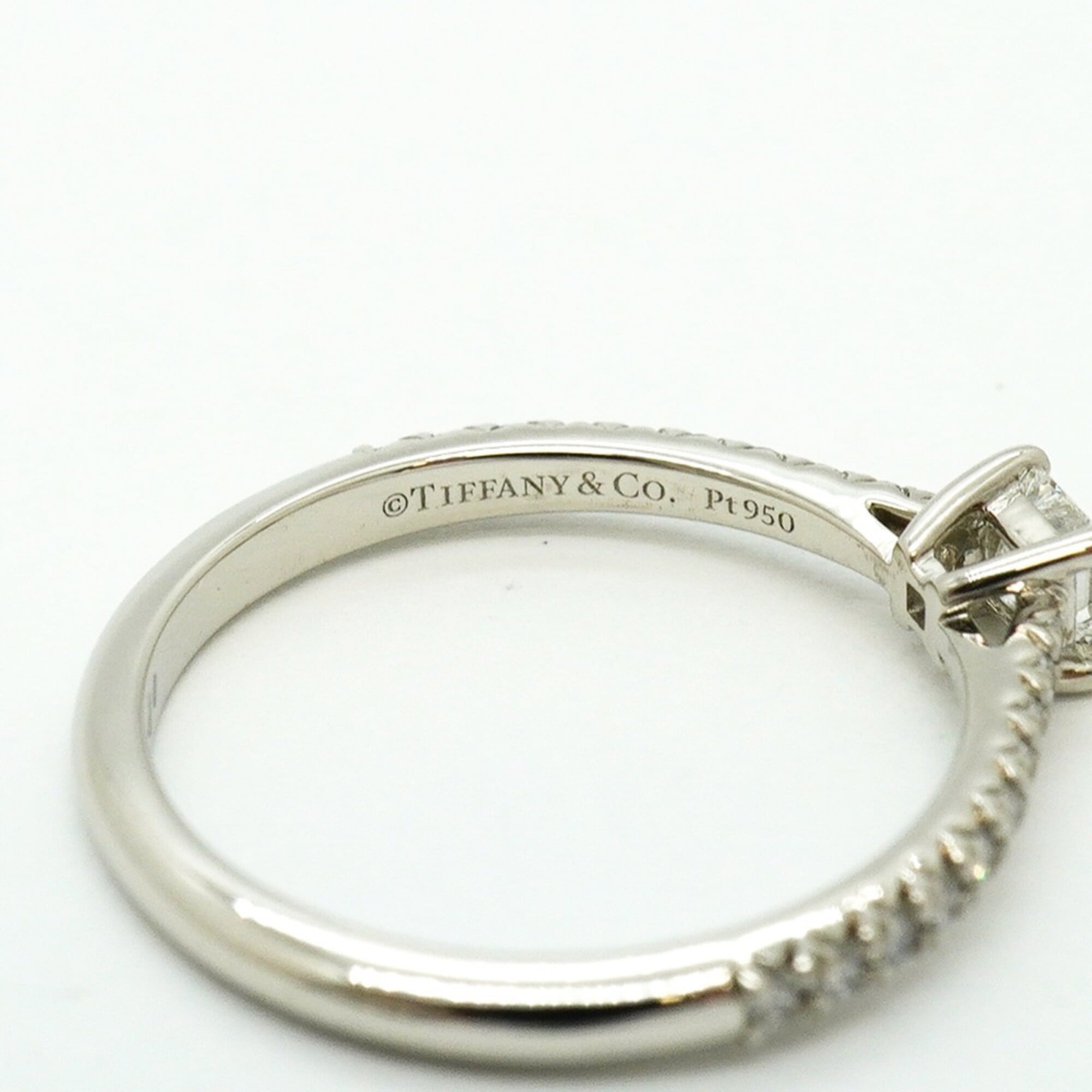 Tiffany Platinum 950 Band Ring (Pre-Owned)