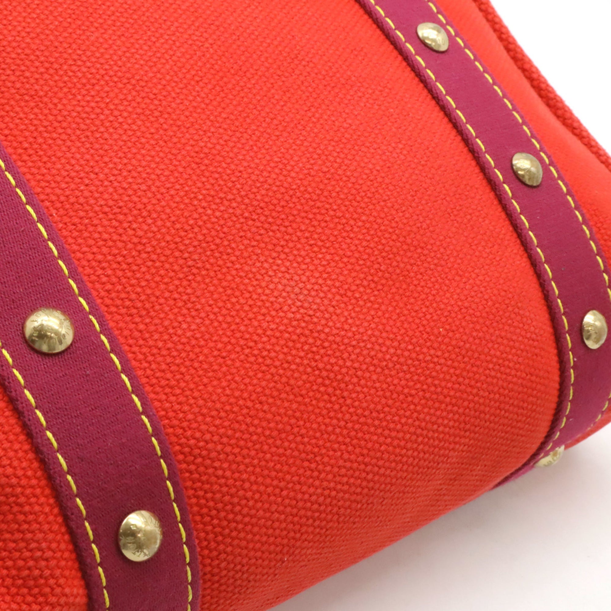 Louis Vuitton Purple Rouge Canvas Shoulder Bag Tote Bag (Pre-Owned)