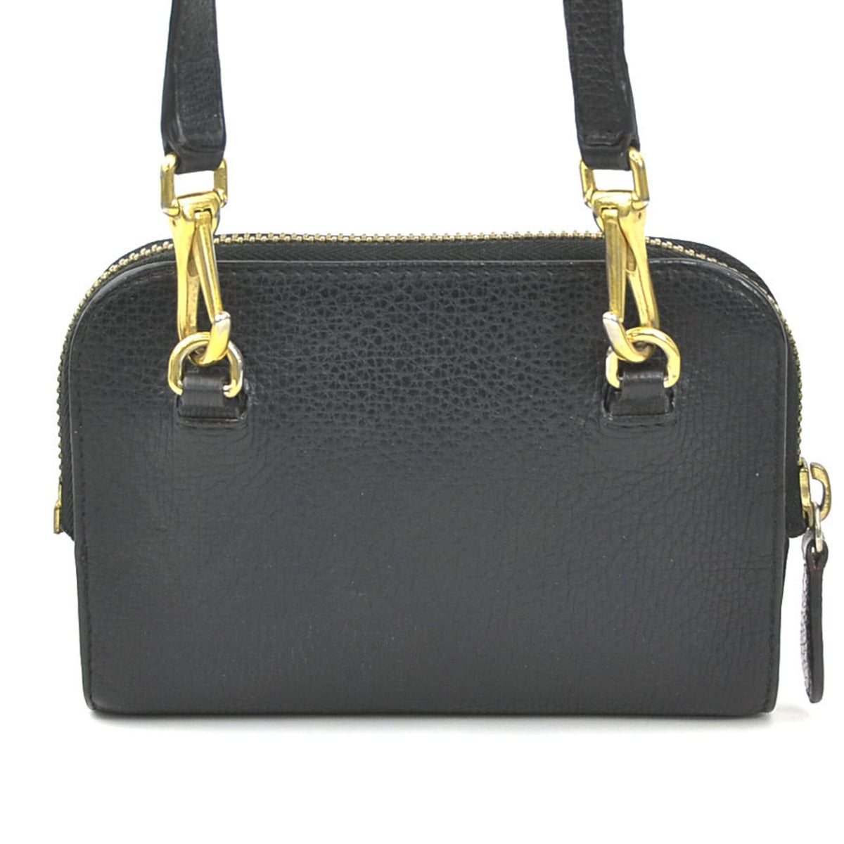 Burberry Black Leather Shoulder Bag (Pre-Owned)