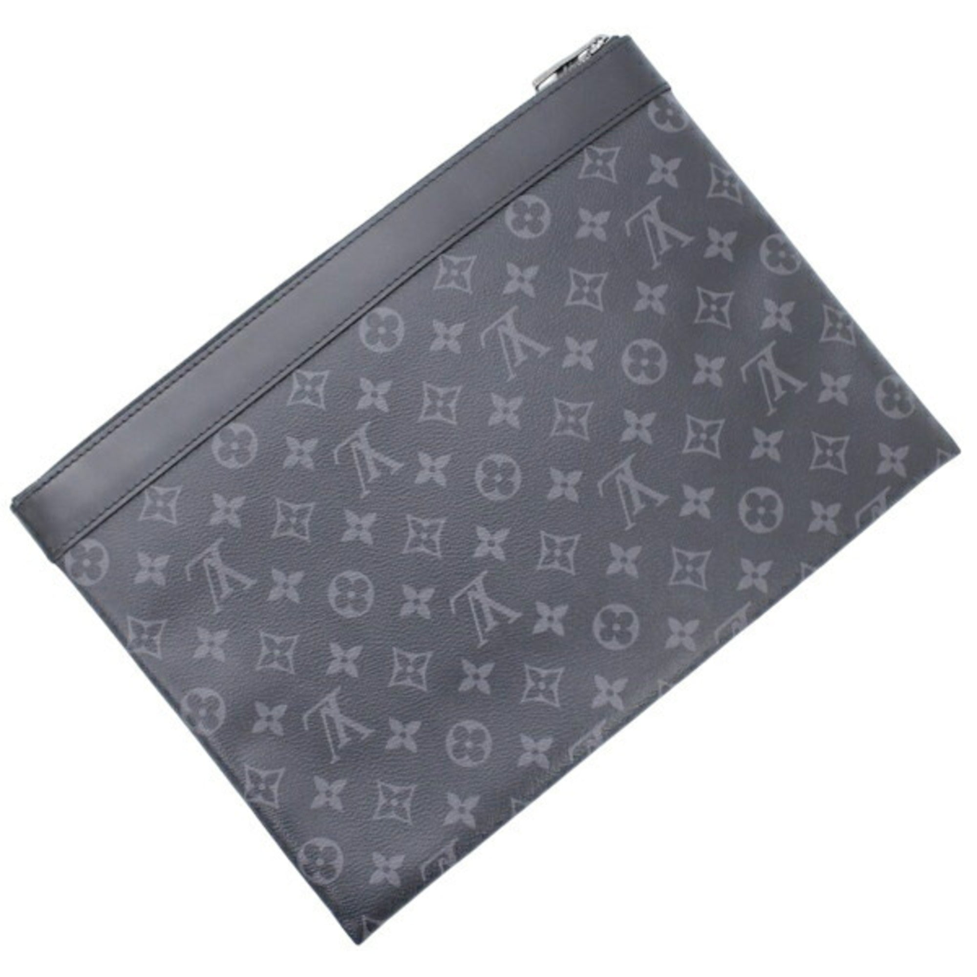 Louis Vuitton Monogram Eclipse Black Monogram Eclipse Monogram Eclipse Clutch Bag Pochette (Pre-Owned)