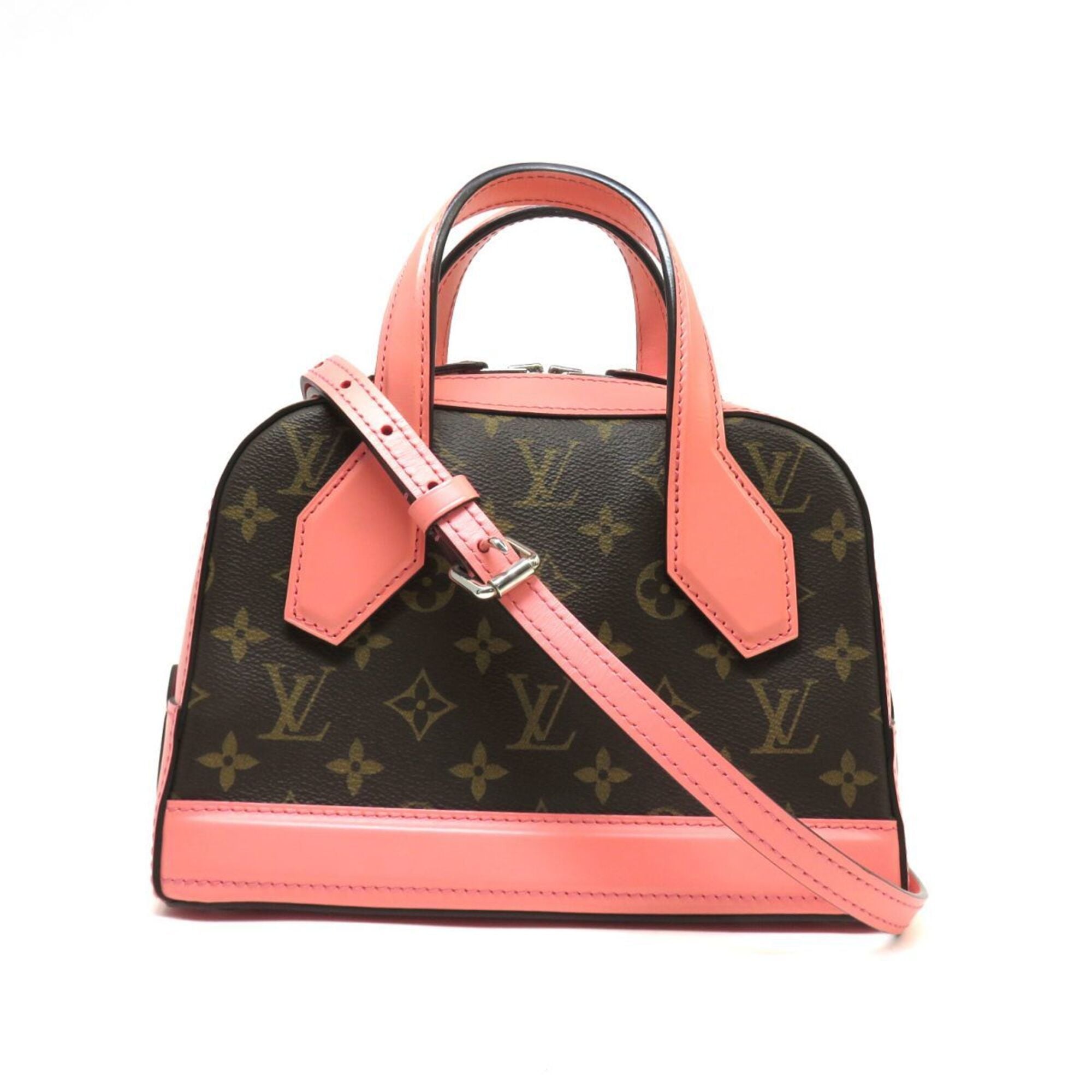 Louis Vuitton Monogram Corail Pink Monogram Handbag Shoulder Bag (Pre-Owned)