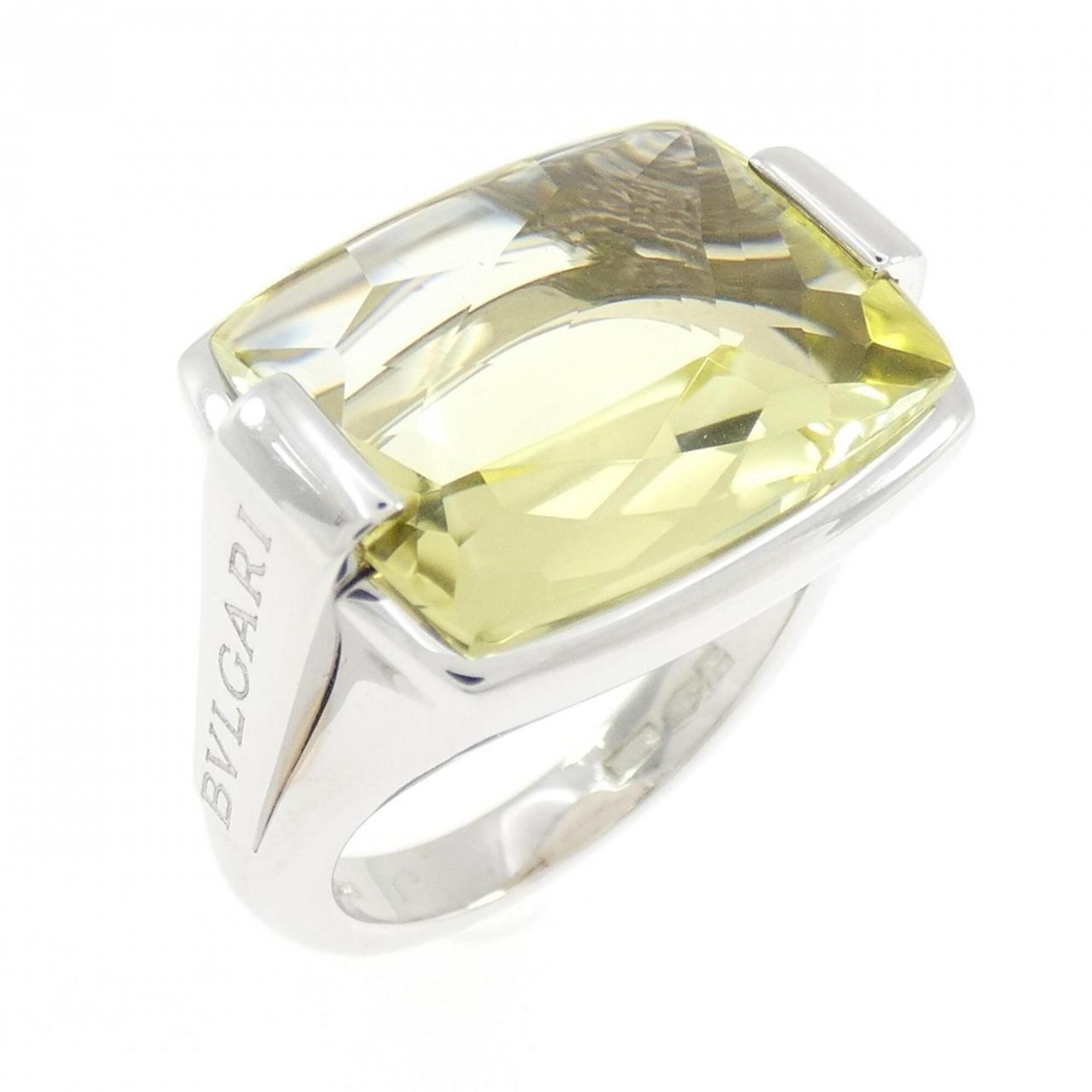 Bvlgari White Gold White Gold (18K) Band Ring (Pre-Owned)