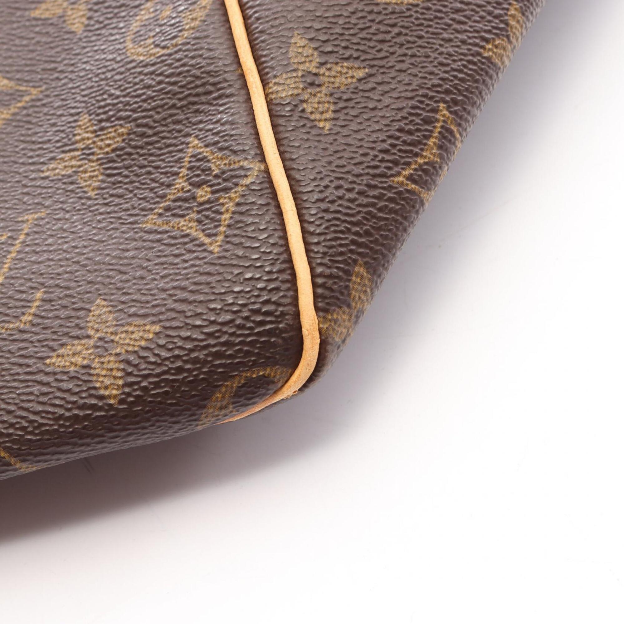 Louis Vuitton Brown Pvc Leather Boston Bag Handbag (Pre-Owned)