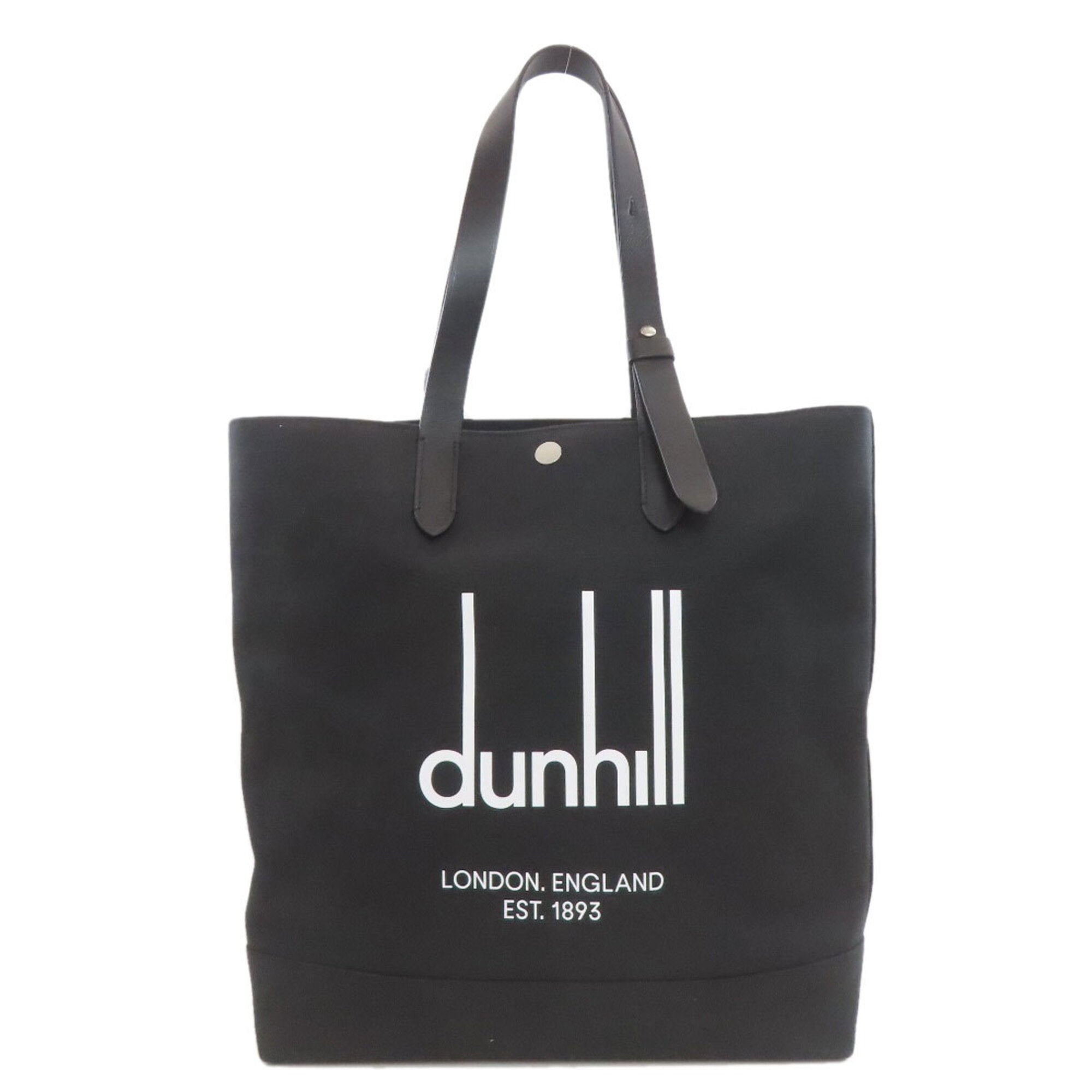 Dunhill Black Canvas Tote Bag (Pre-Owned)