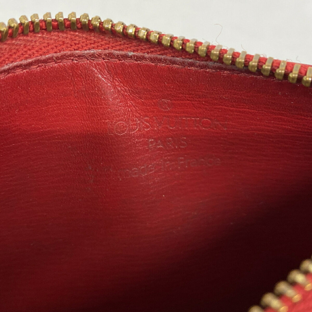 Louis Vuitton Castilian Red Coin Purse/Coin Case (Pre-Owned)