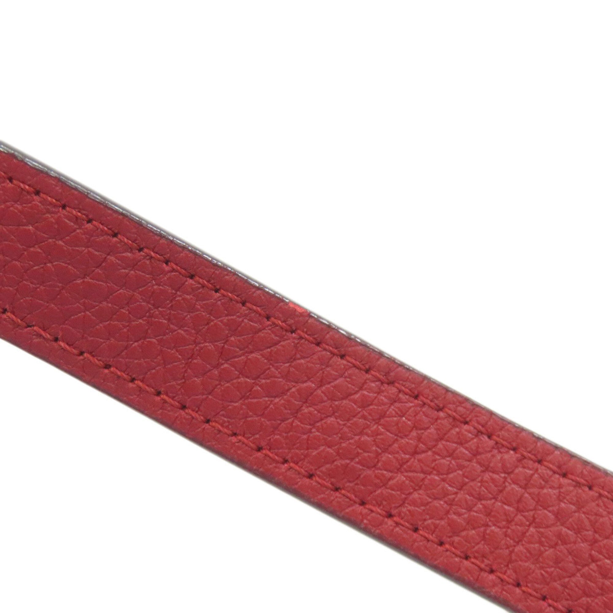 Celine Luggage Red Color Leather Handbag (Pre-Owned)