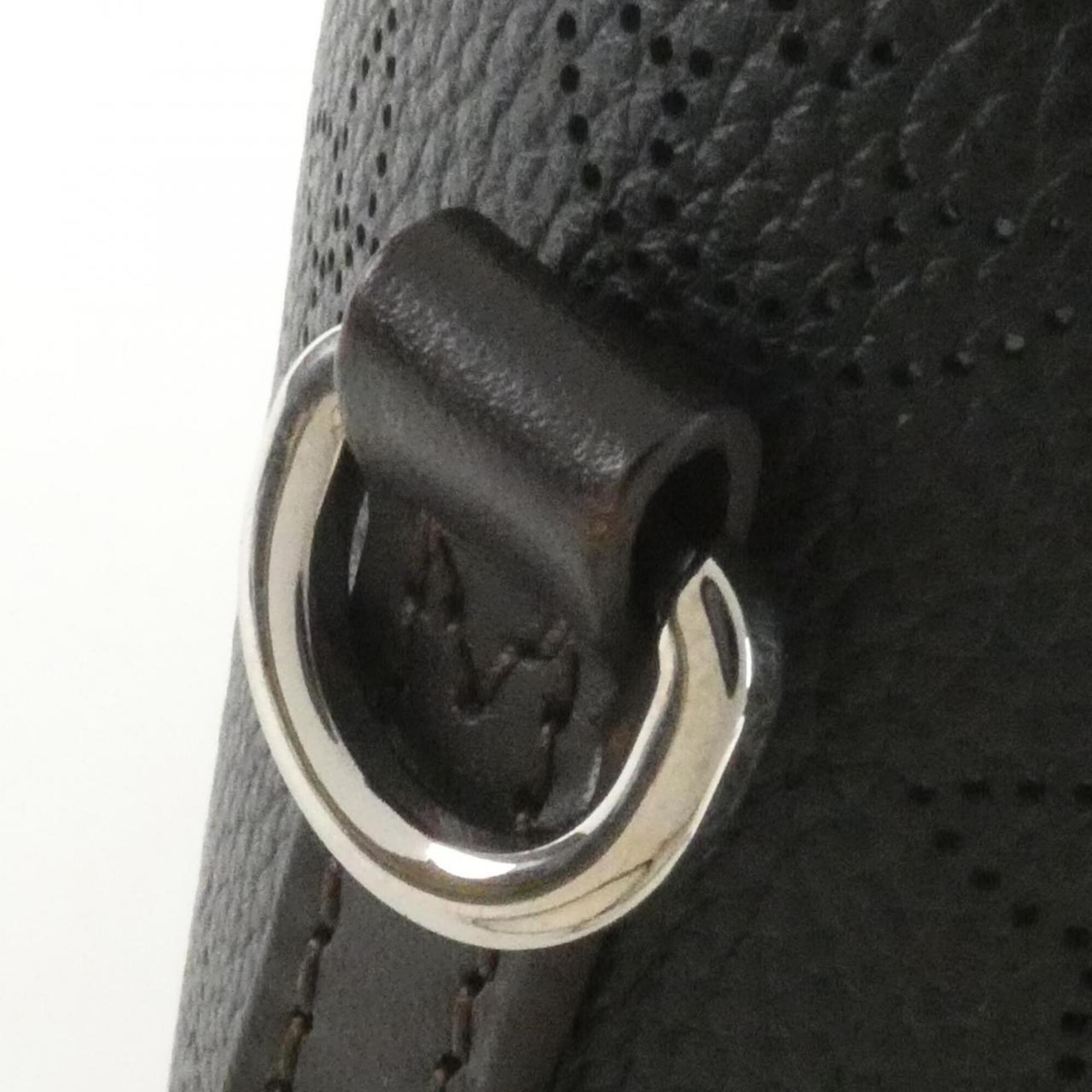 Louis Vuitton Black Leather Handbag Pouch (Pre-Owned)