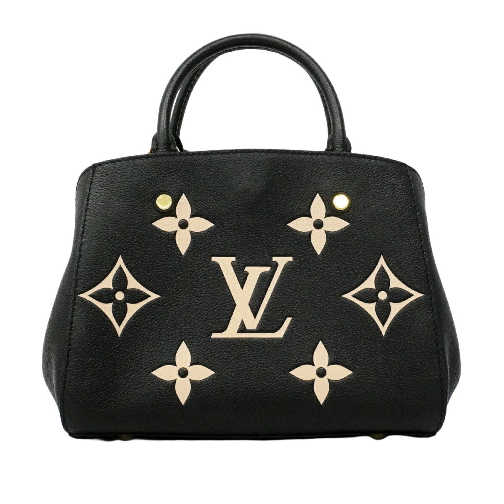 Louis Vuitton Beige Noir Handbag (Pre-Owned)