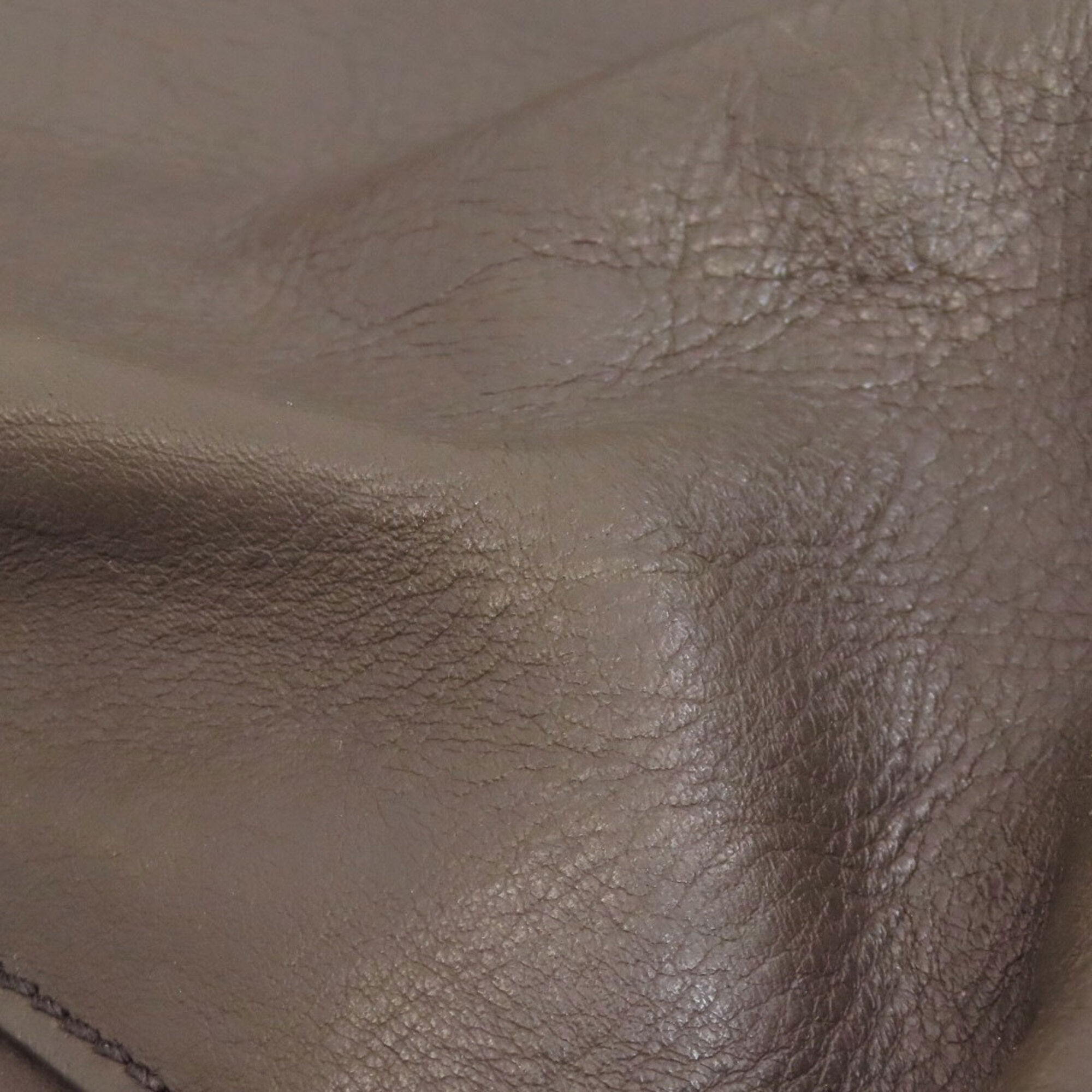 Coach Khaki Brown Leather Handbag (Pre-Owned)