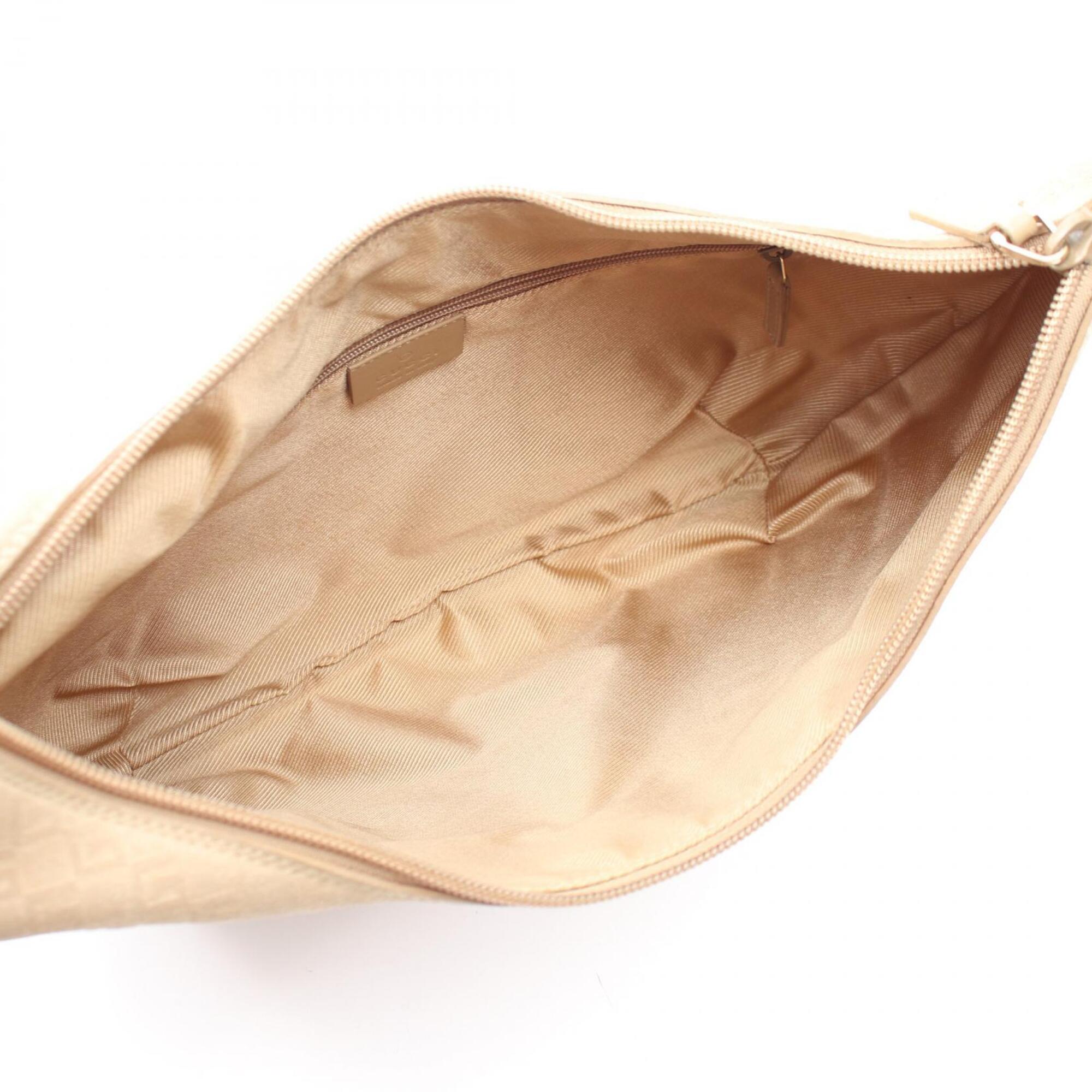 Gucci Beige Suede Leather Handbag Shoulder Bag (Pre-Owned)