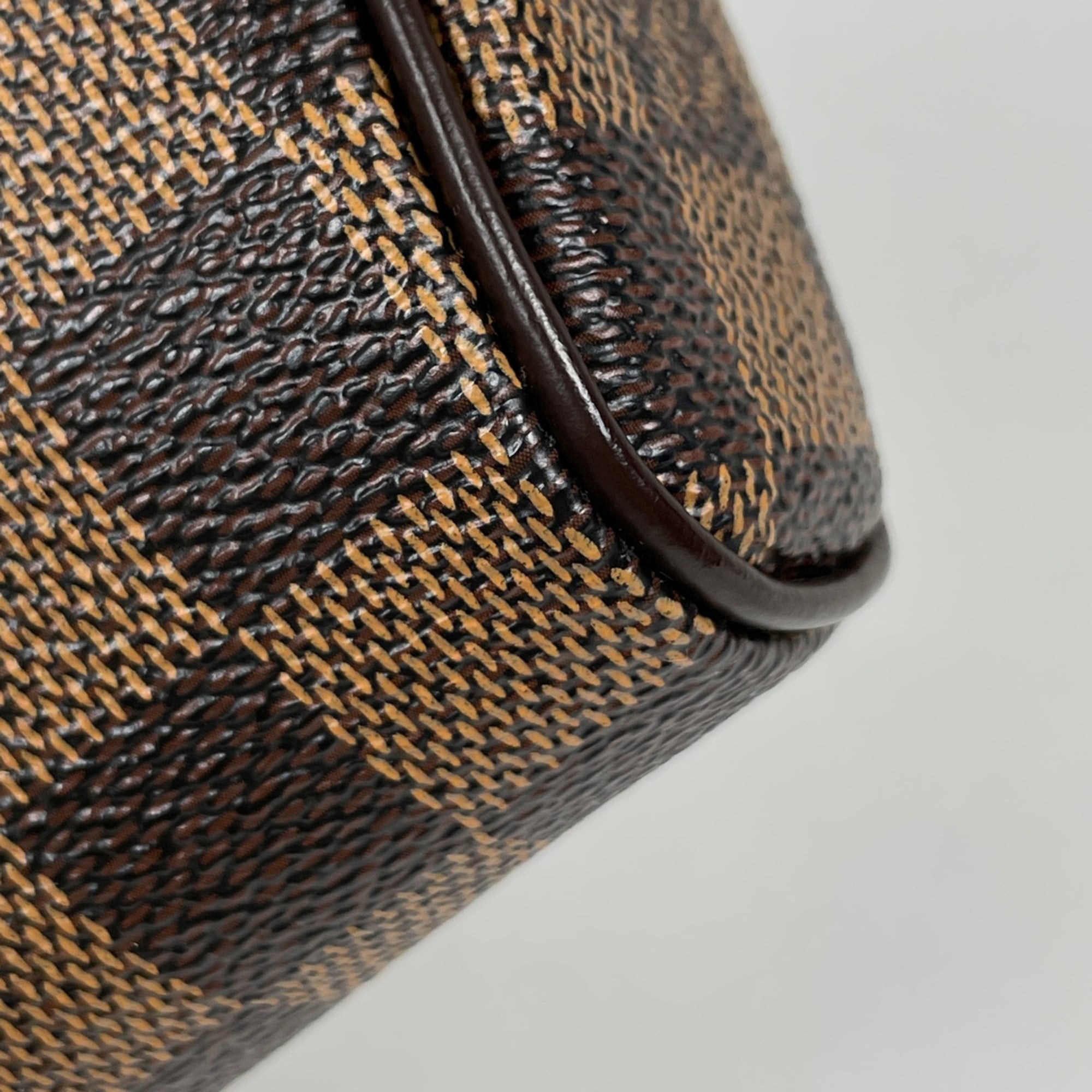 Louis Vuitton Brown Damier Canvas Pochette Shoulder Bag (Pre-Owned)