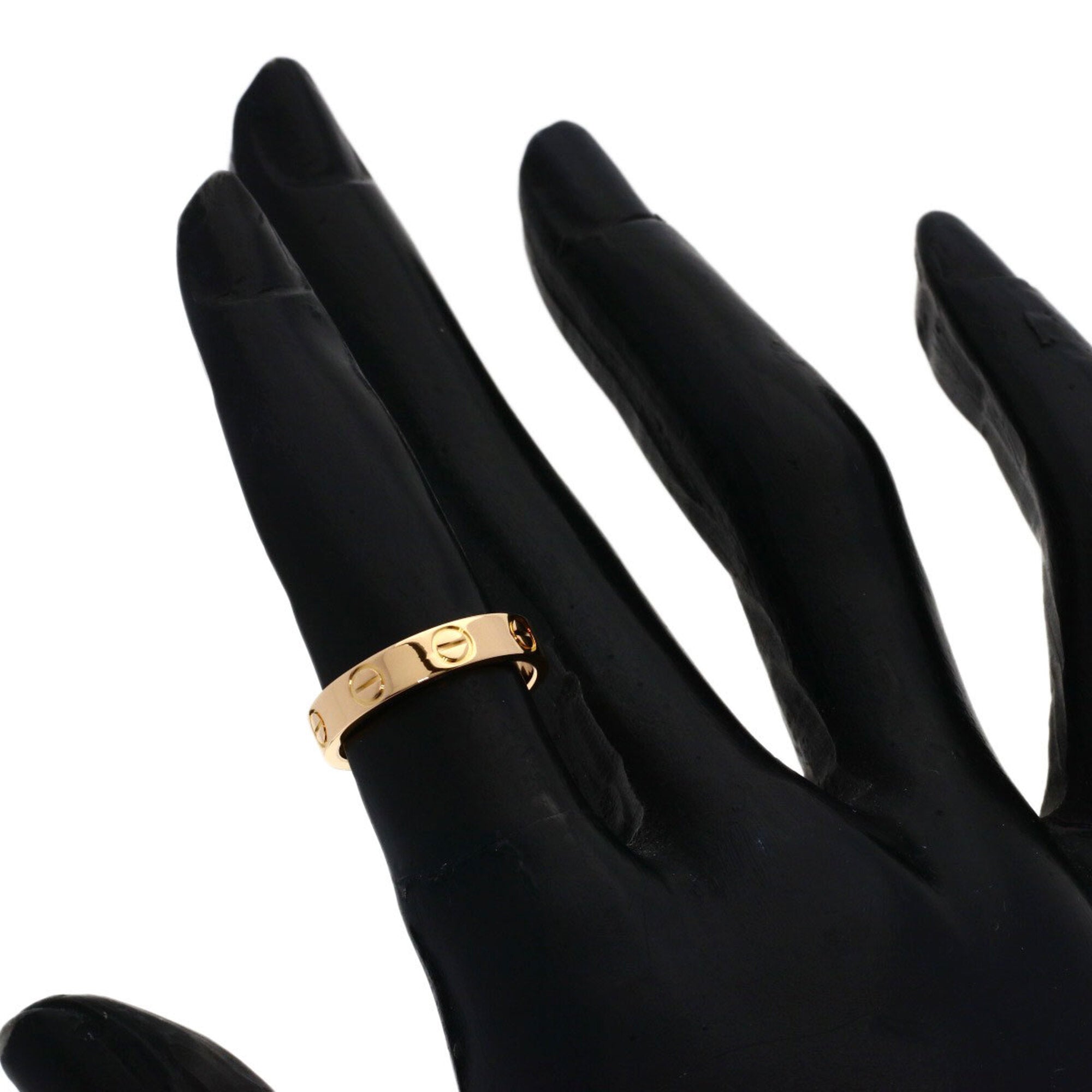 Cartier Love Pink Gold (18K) Band Ring (Pre-Owned)