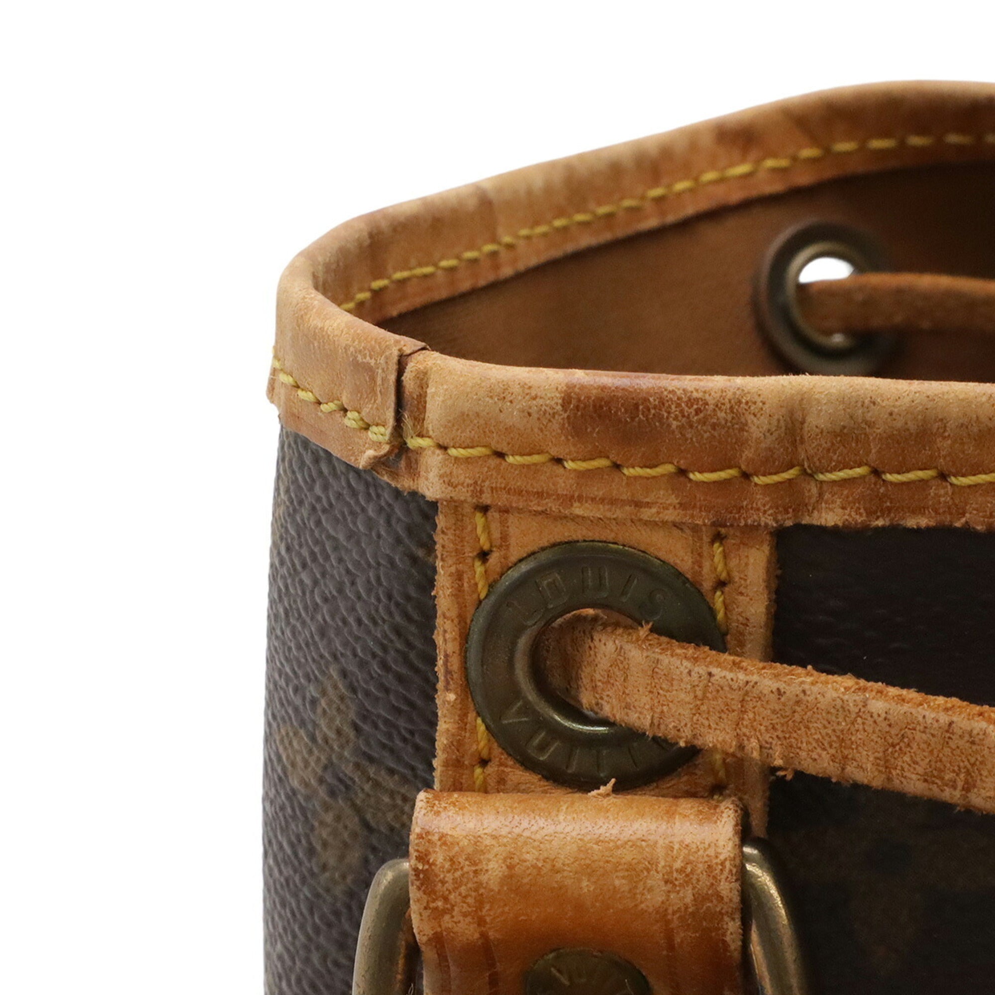 Louis Vuitton Brown Monogram Canvas Pvc Coated Canvas Shoulder Bag (Pre-Owned)