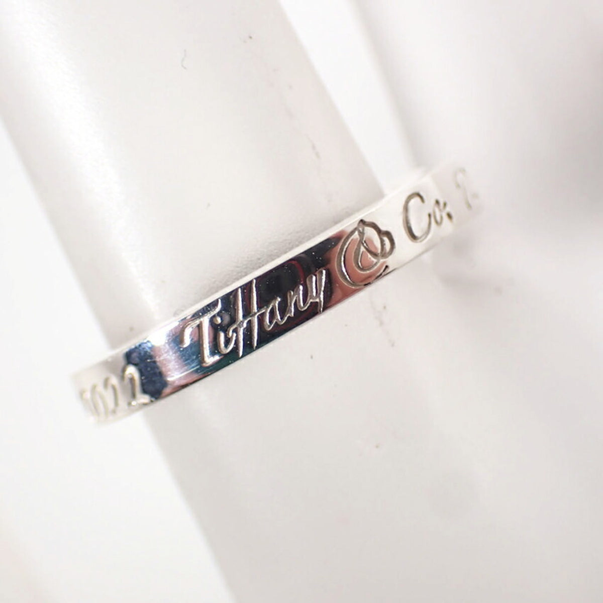 Tiffany Sterling Silver 925 Band Ring (Pre-Owned)