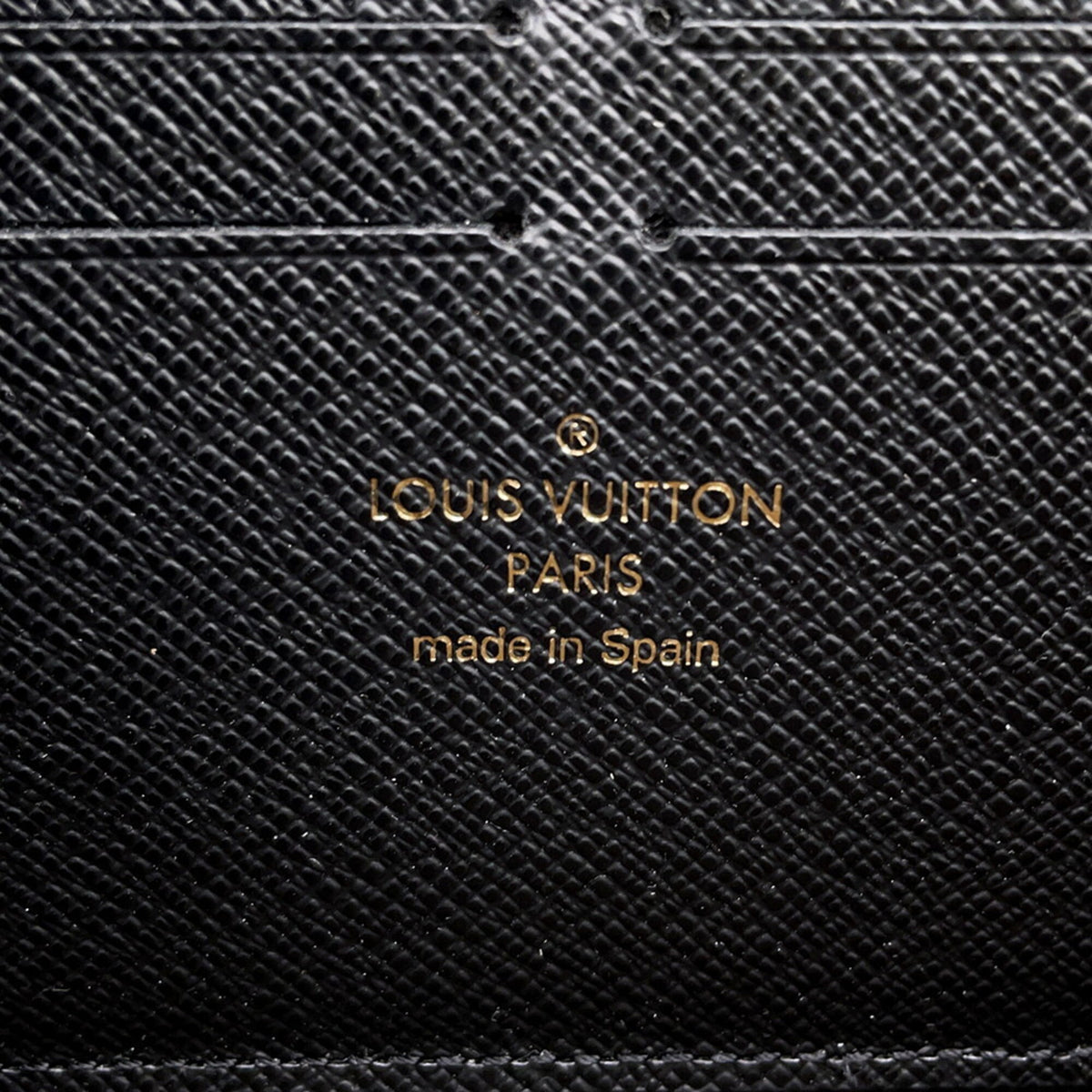 Louis Vuitton Monogram Reverse Black Noir Monogram Reverse Long Wallet (Bi-Fold) (Pre-Owned)