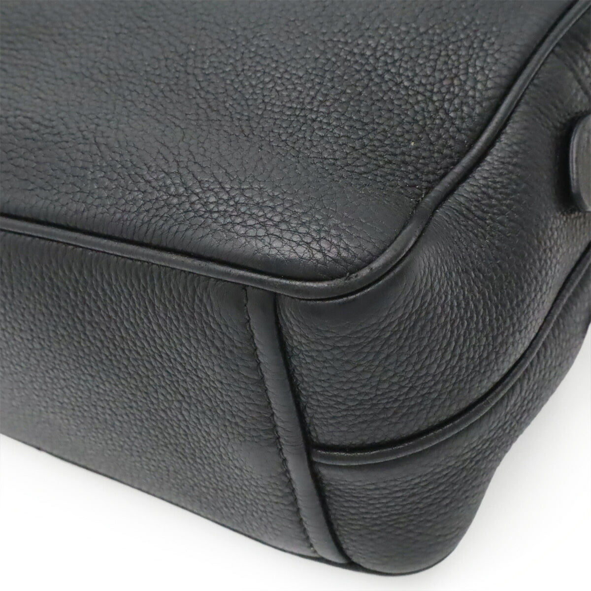 Prada Black Nero Leather Clutch Bag Shoulder Bag (Pre-Owned)
