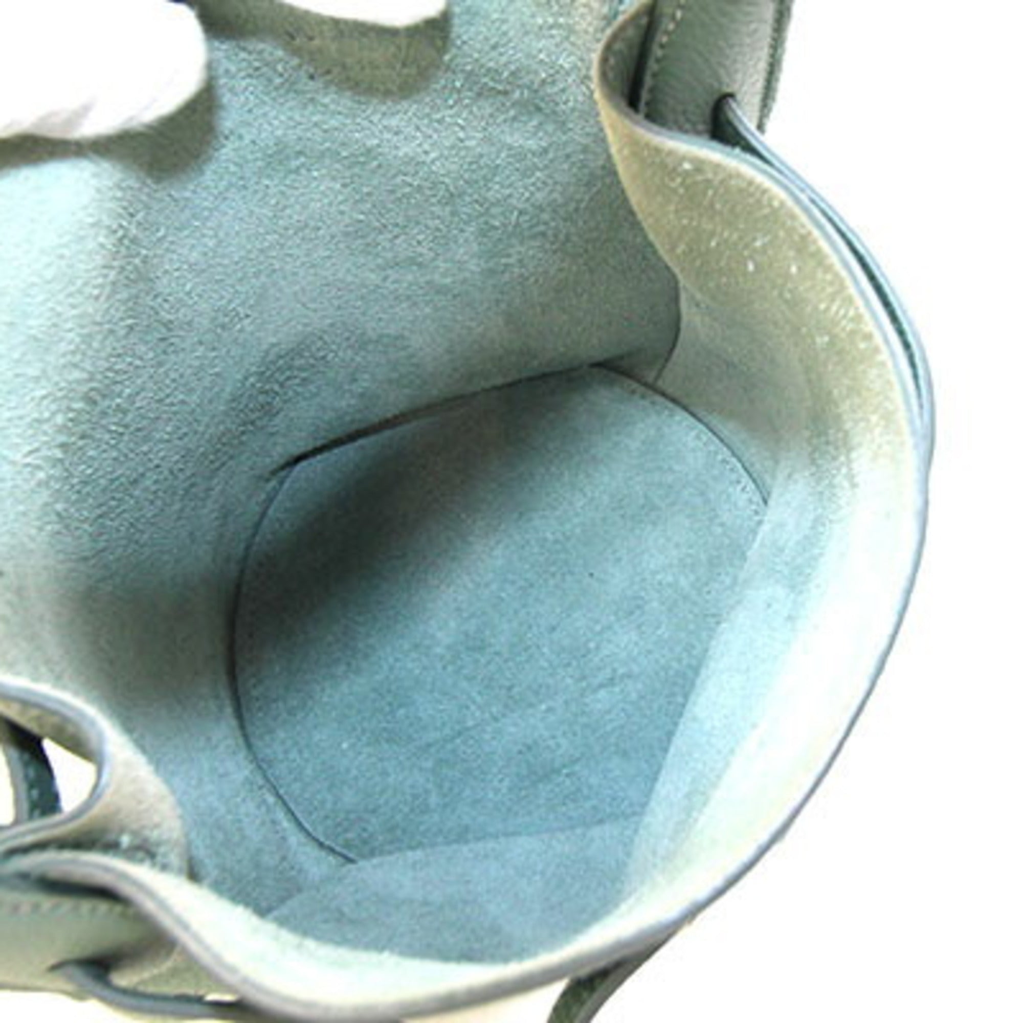 Celine Green Leather Handbag (Pre-Owned)