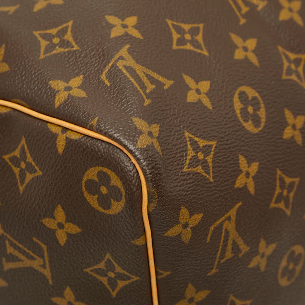 Louis Vuitton Monogram Brown Pvc Leather Boston Bag (Pre-Owned)