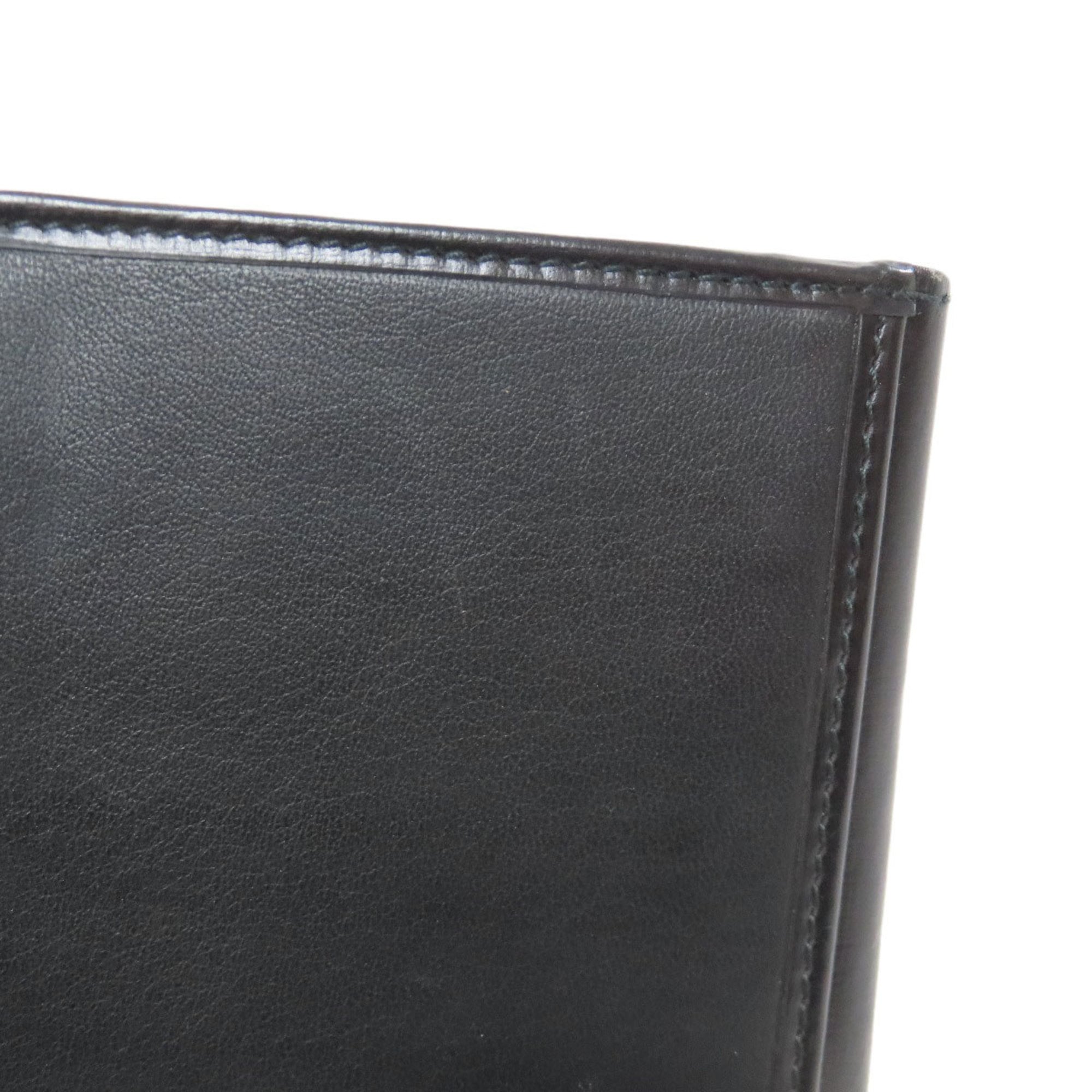 Loewe Black Leather Long Wallet (Bi-Fold) (Pre-Owned)