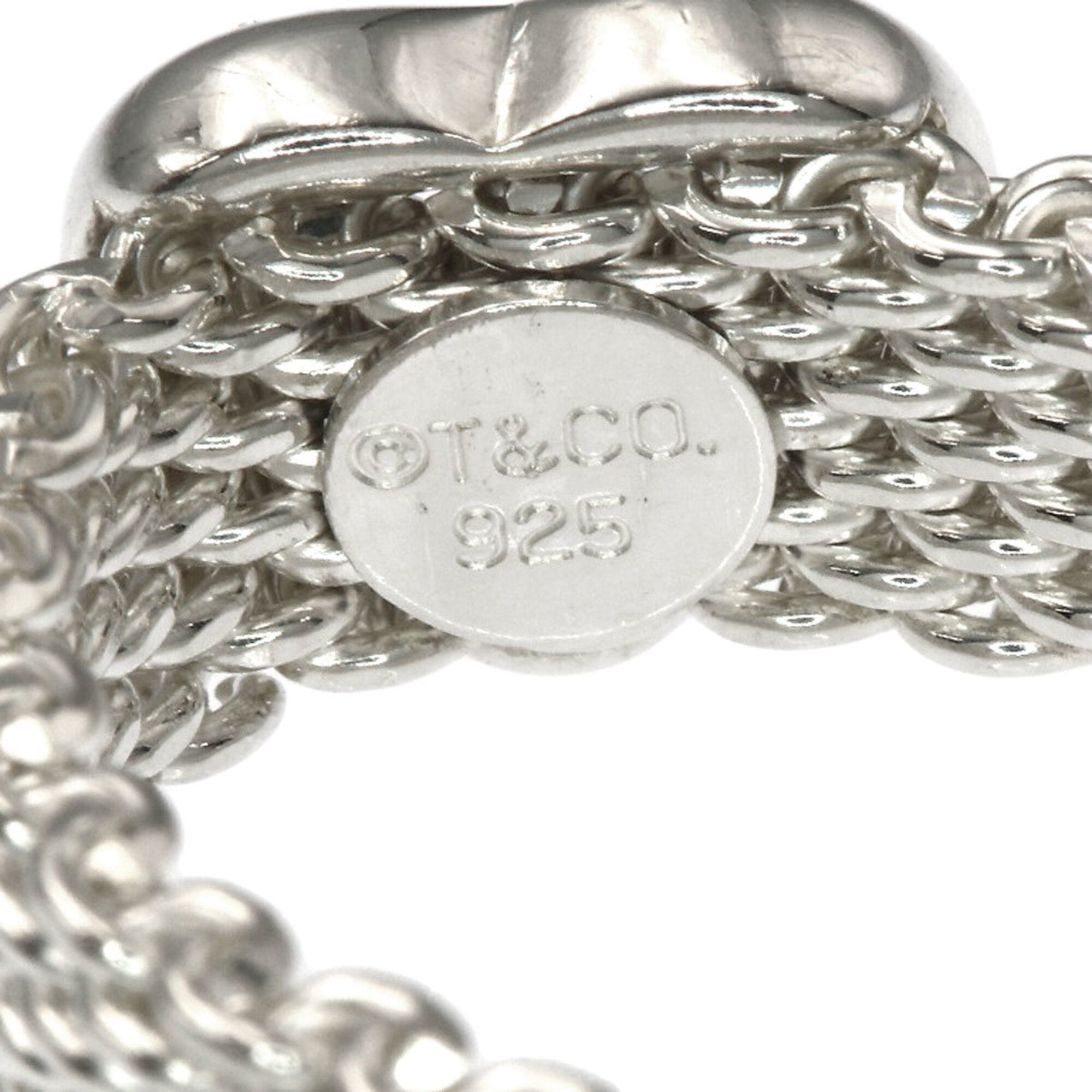 Tiffany Silver Band Ring (Pre-Owned)