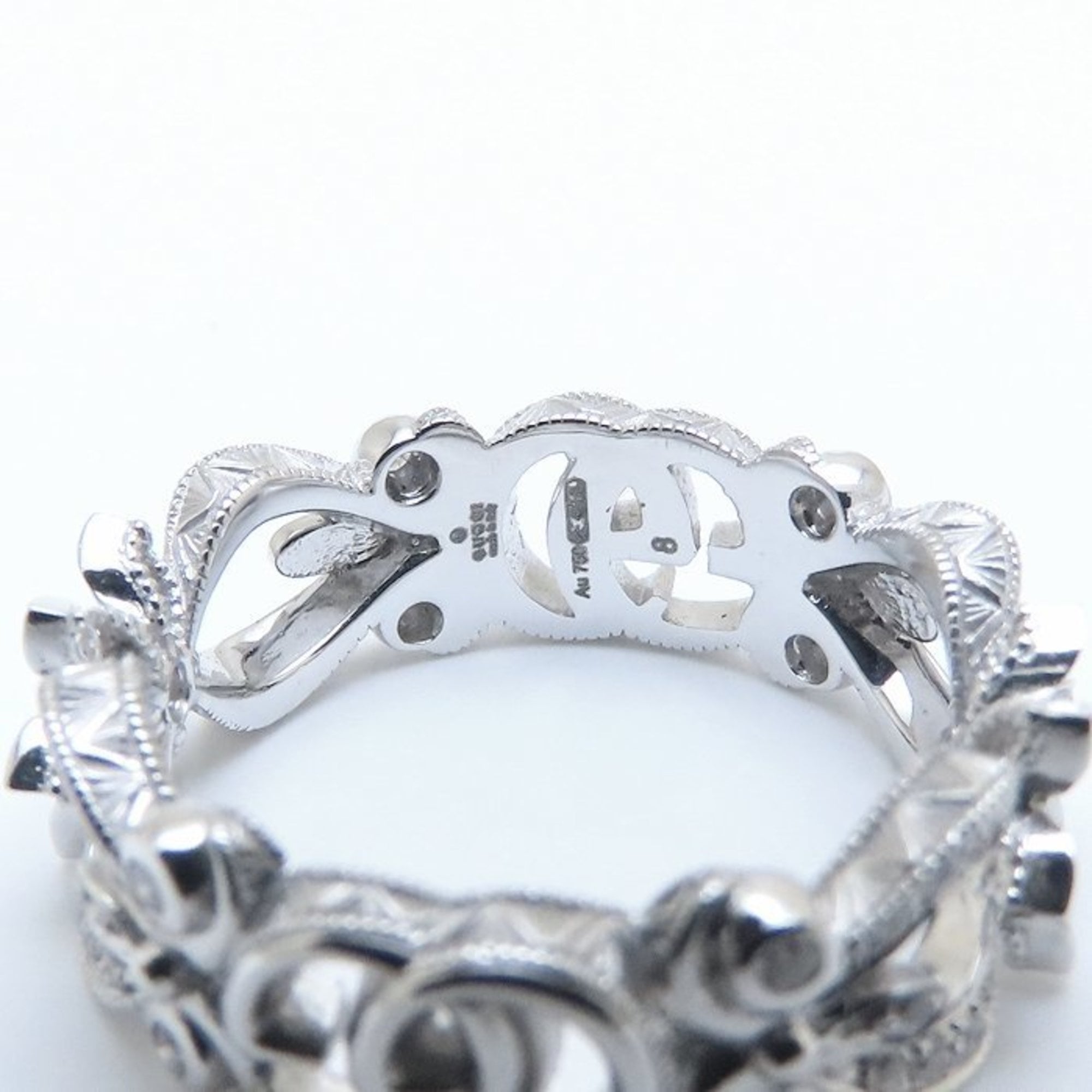 Gucci White Gold (18K) Band Ring (Pre-Owned)
