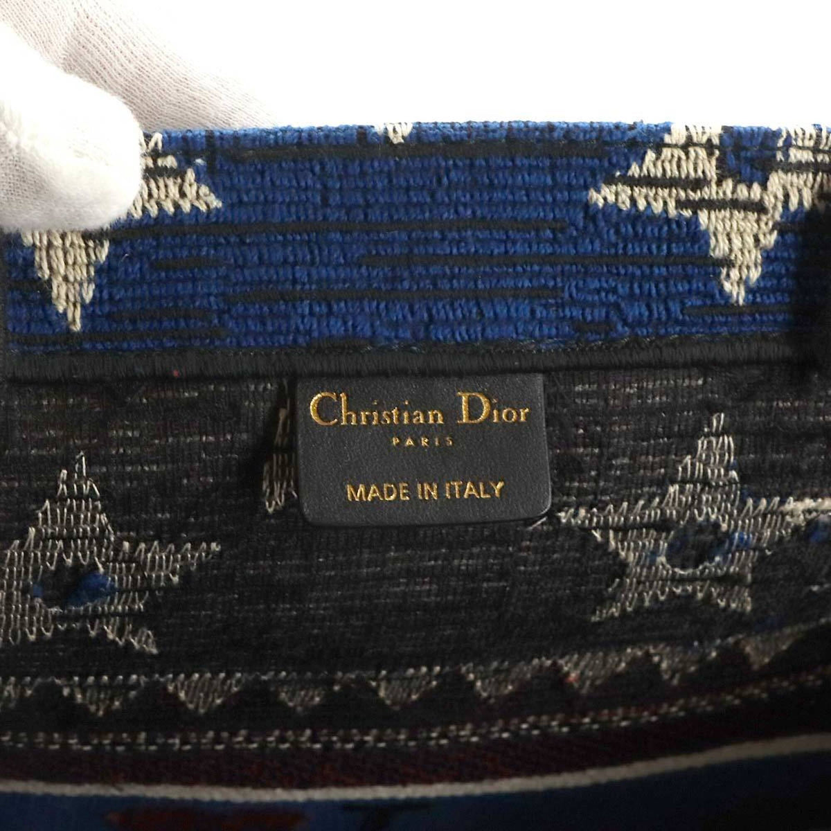 Christian Dior Multi-Color Canvas Handbag Tote Bag (Pre-Owned)