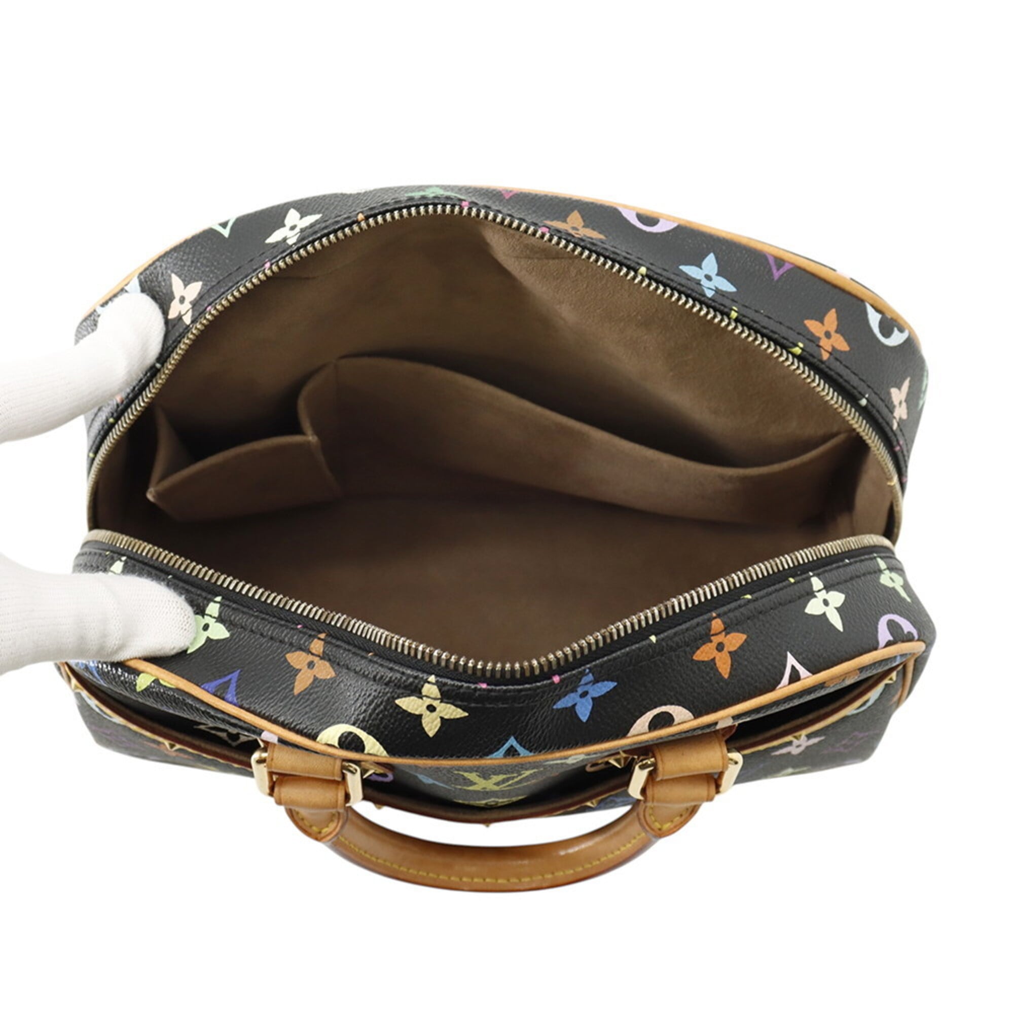 Louis Vuitton Monogram Multicolore Beige Black Noir Monogram Multicolore Handbag (Pre-Owned)