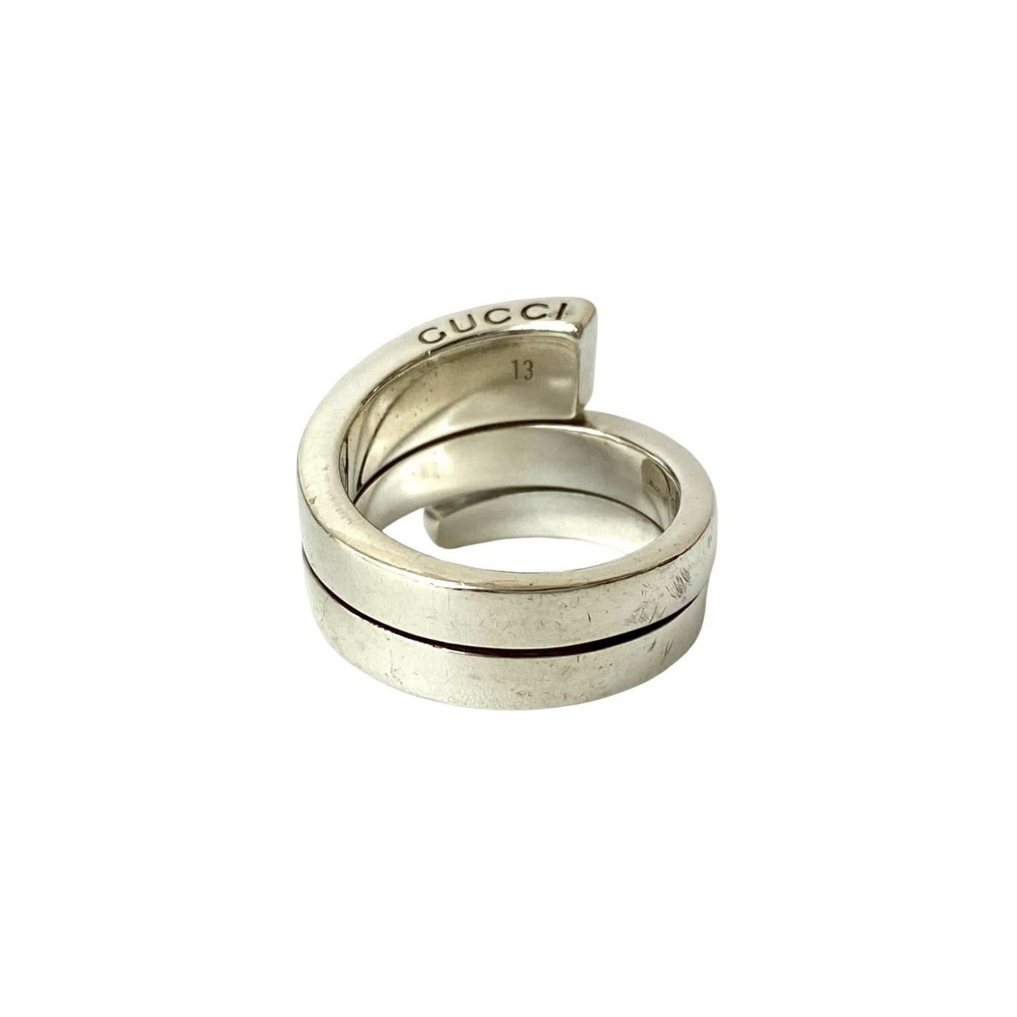 Gucci Silver Silver 925 Band Ring (Pre-Owned)