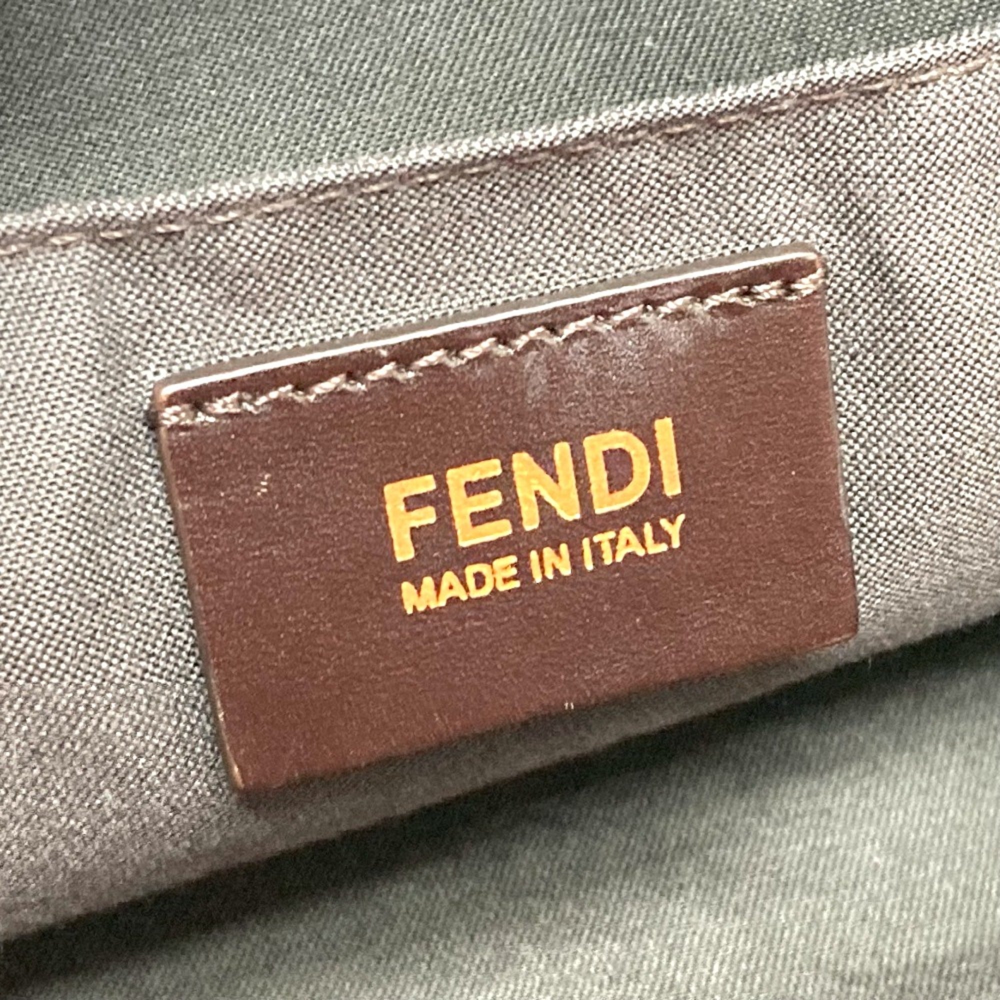 Fendi Brown Leather Handbag (Pre-Owned)