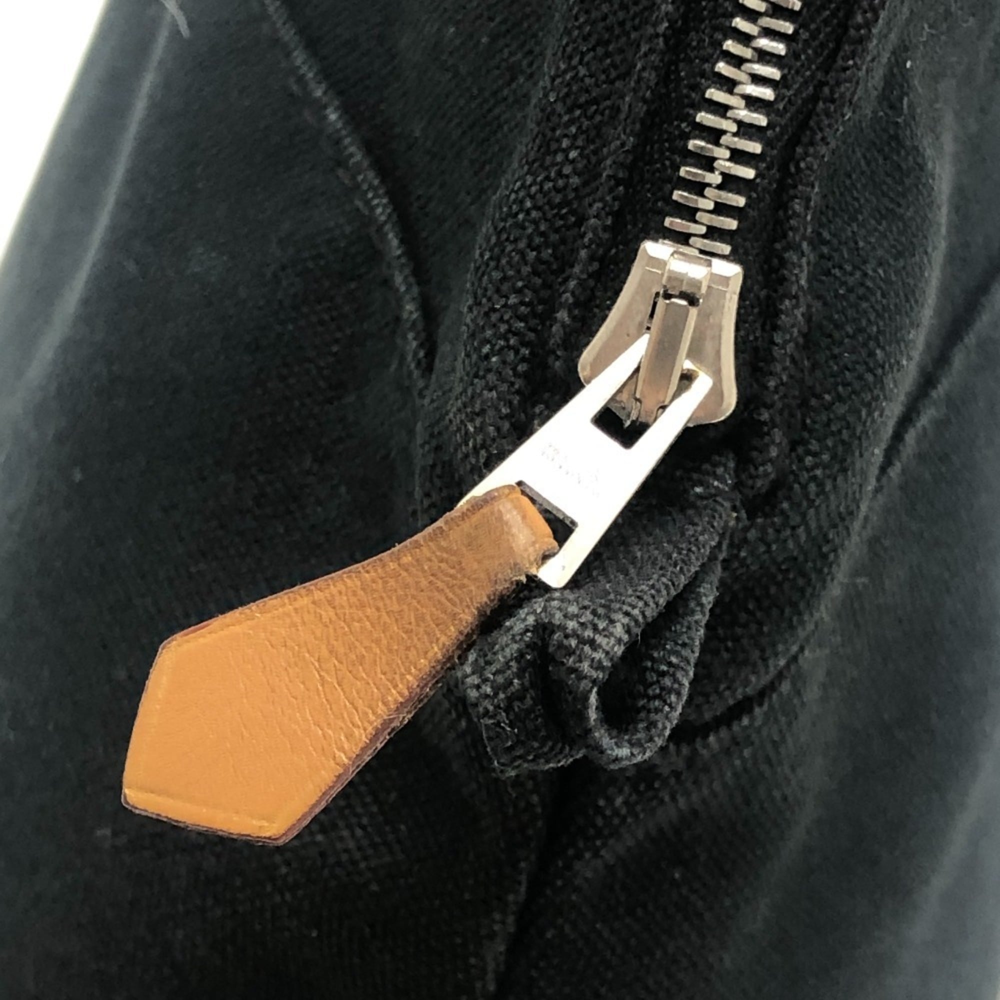 Hermes Bolide Black Cotton Pouch (Pre-Owned)