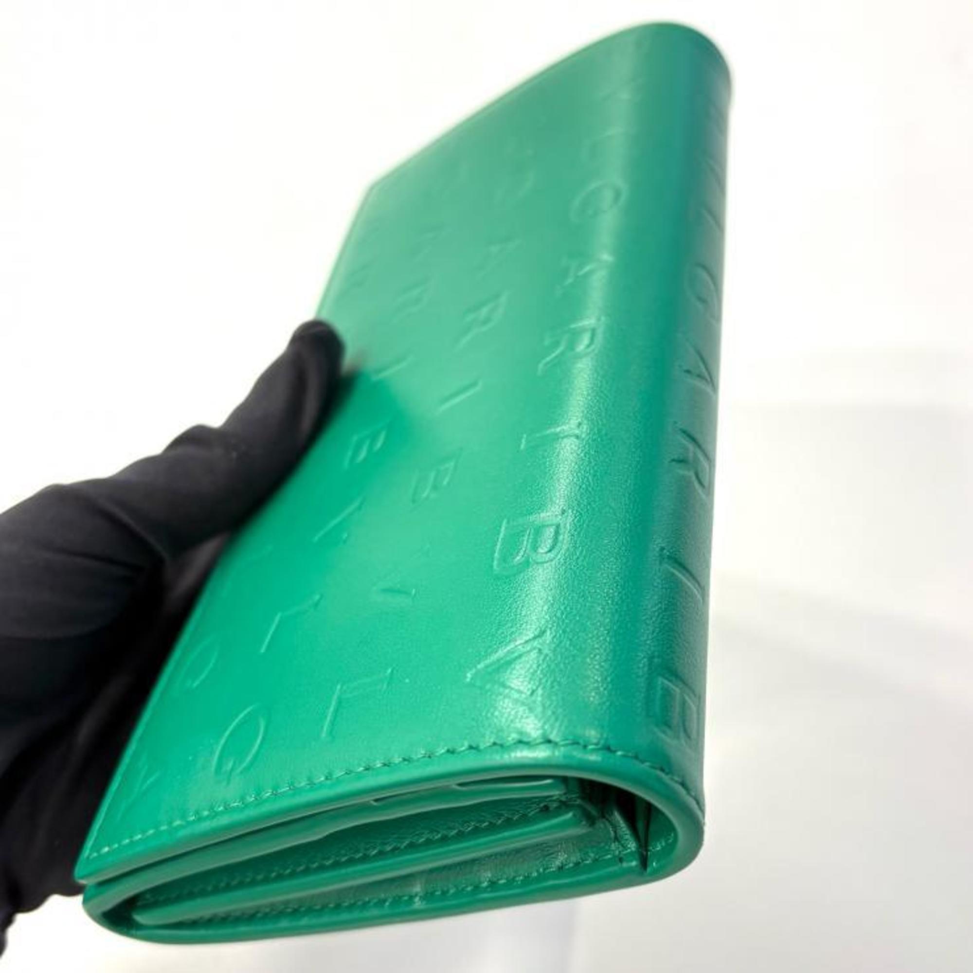 Bvlgari Green Long Wallet (Bi-Fold) (Pre-Owned)