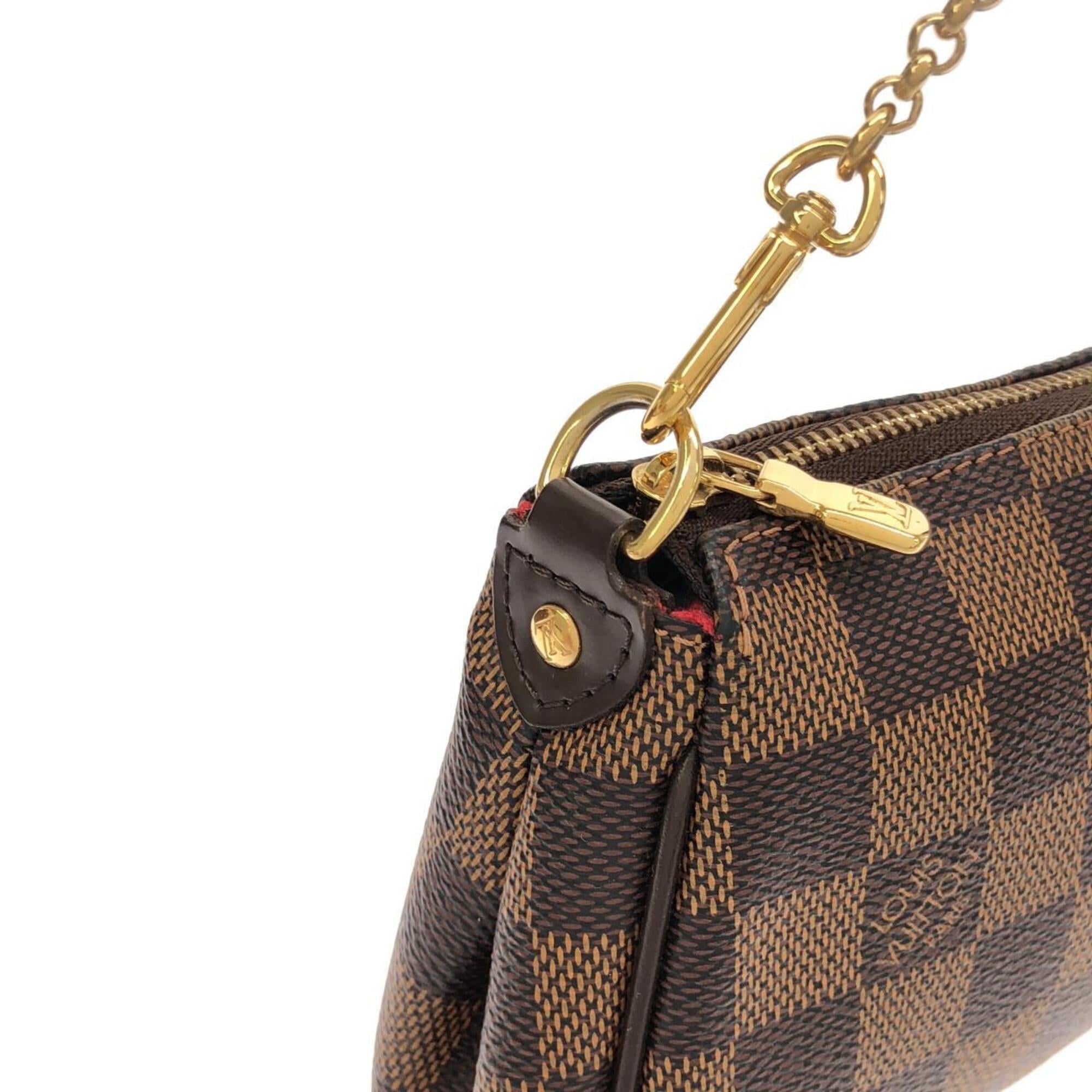 Louis Vuitton Ebene Coated Canvas Shoulder Bag (Pre-Owned)