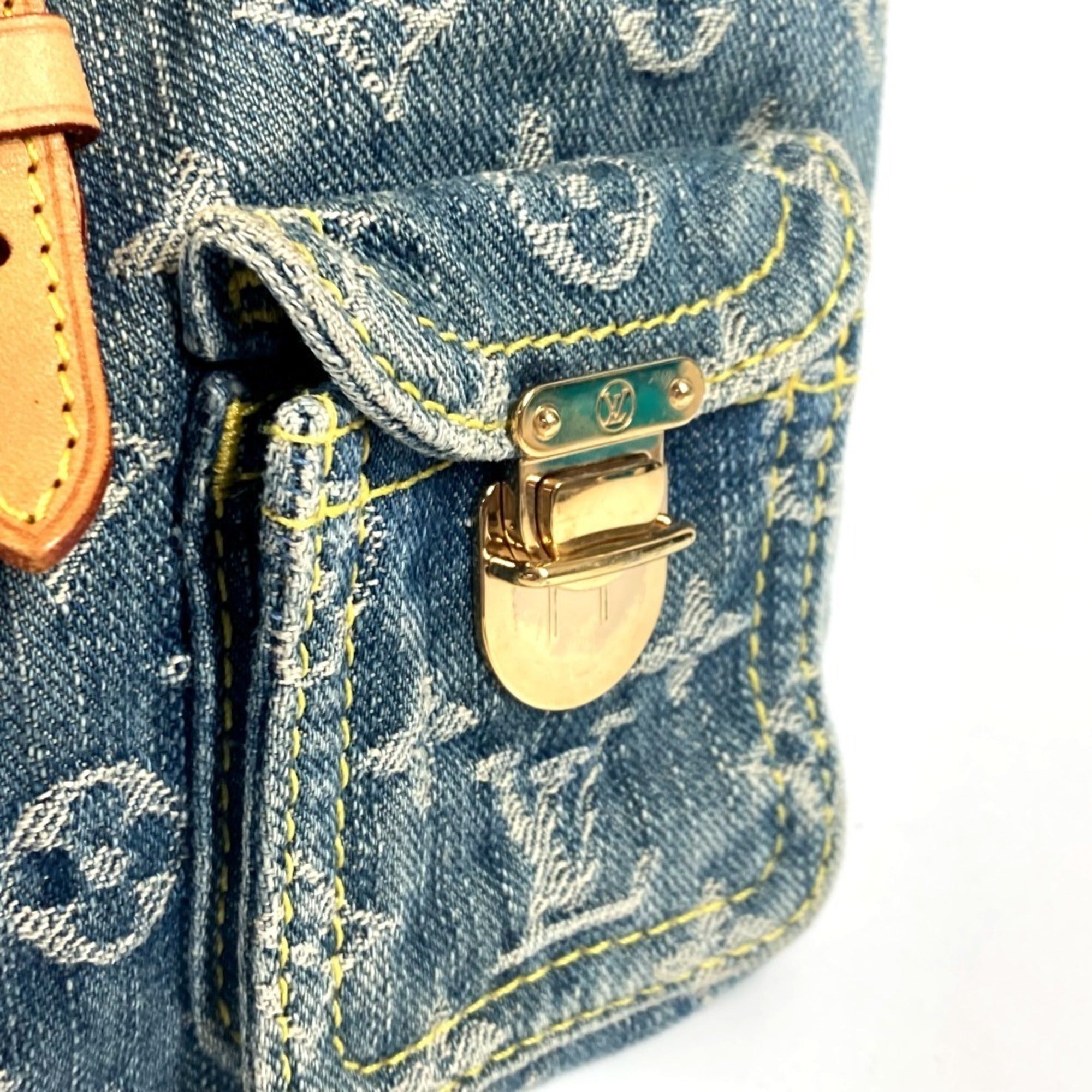 Louis Vuitton Blue Monogram Monogram Denim Backpack (Pre-Owned)