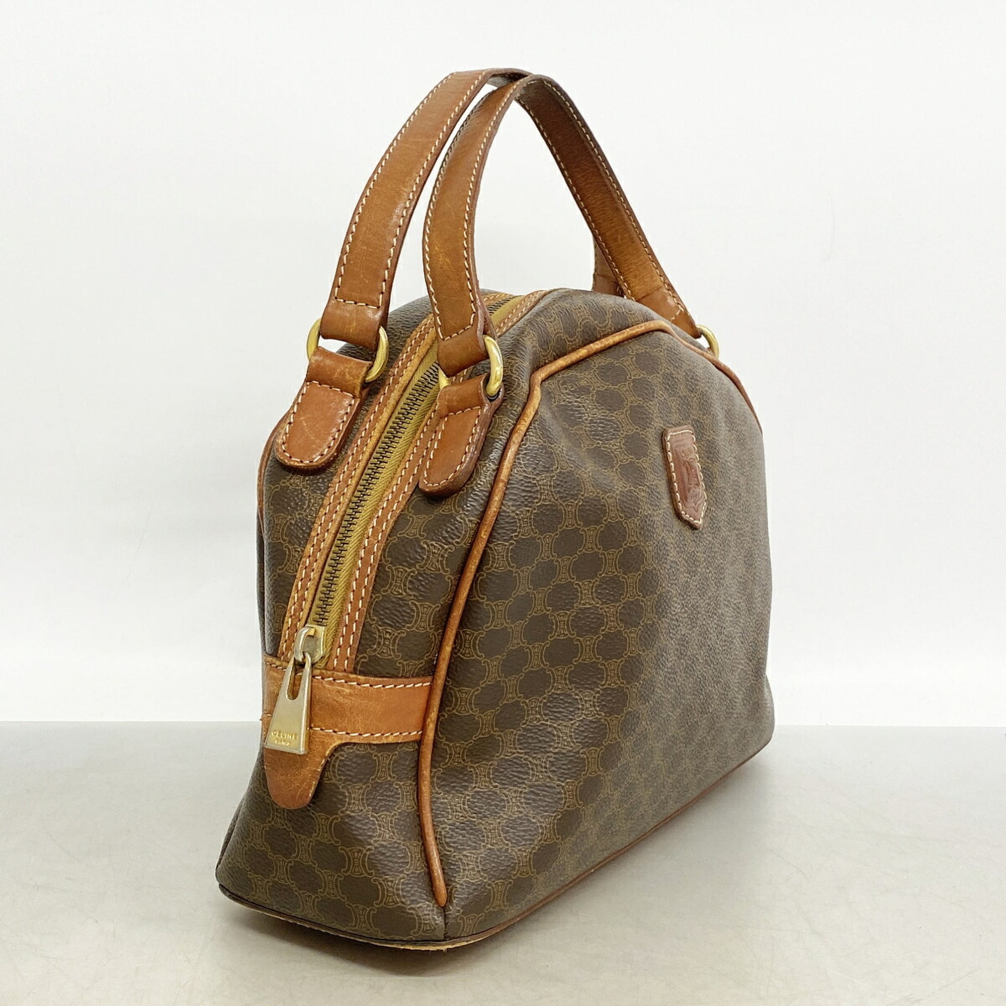 Celine Brown Pvc Handbag (Pre-Owned)
