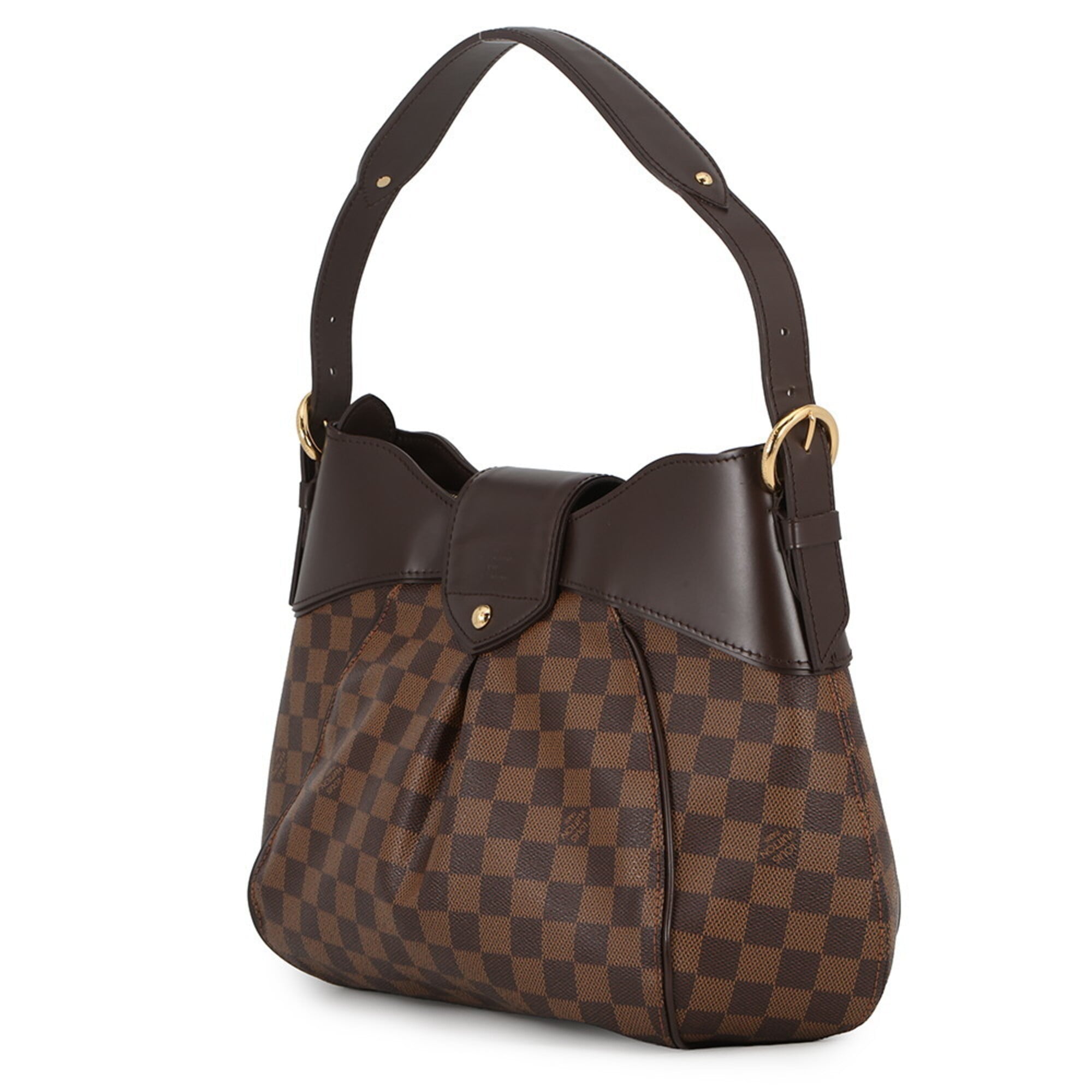 Louis Vuitton Brown Damier Canvas Handbag Shoulder Bag (Pre-Owned)