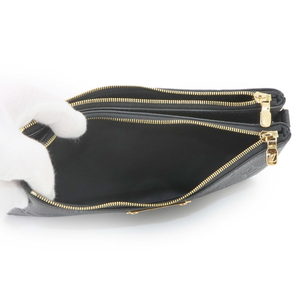 Louis Vuitton Black Monogram Empreinte Leather Handbag Shoulder Bag (Pre-Owned)