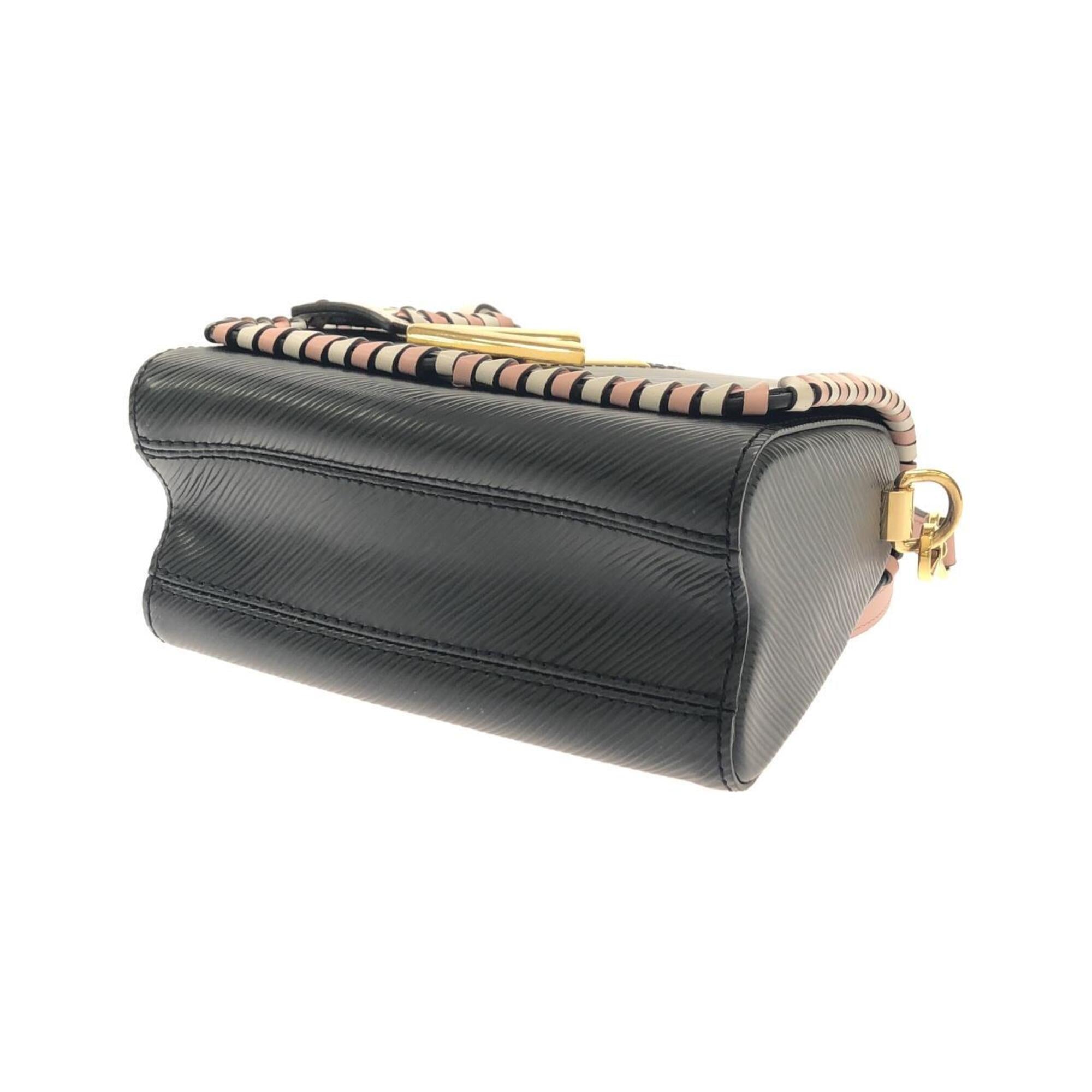 Louis Vuitton Black Leather Handbag (Pre-Owned)