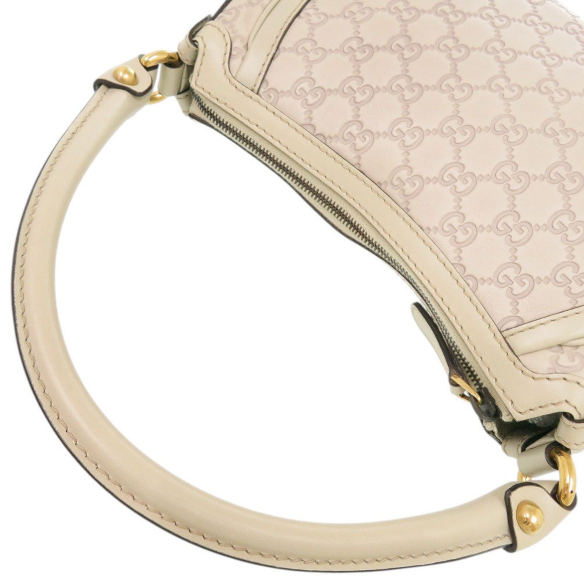 Gucci Ivory Leather Handbag (Pre-Owned)