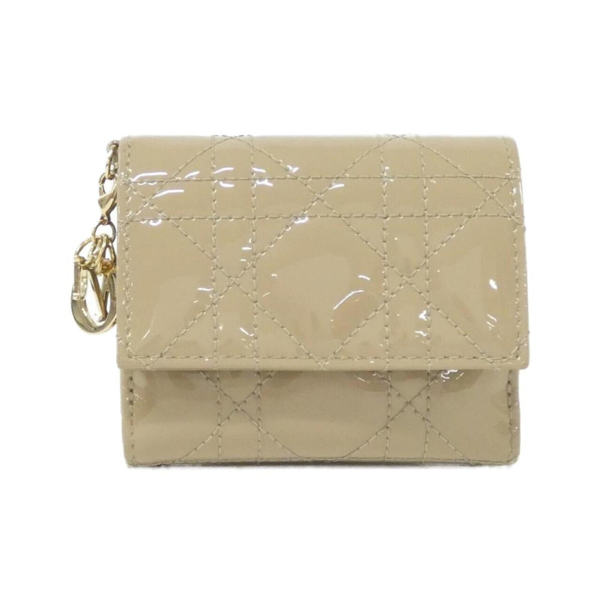 Christian Dior Beige Wallet (Tri-Fold) (Pre-Owned)